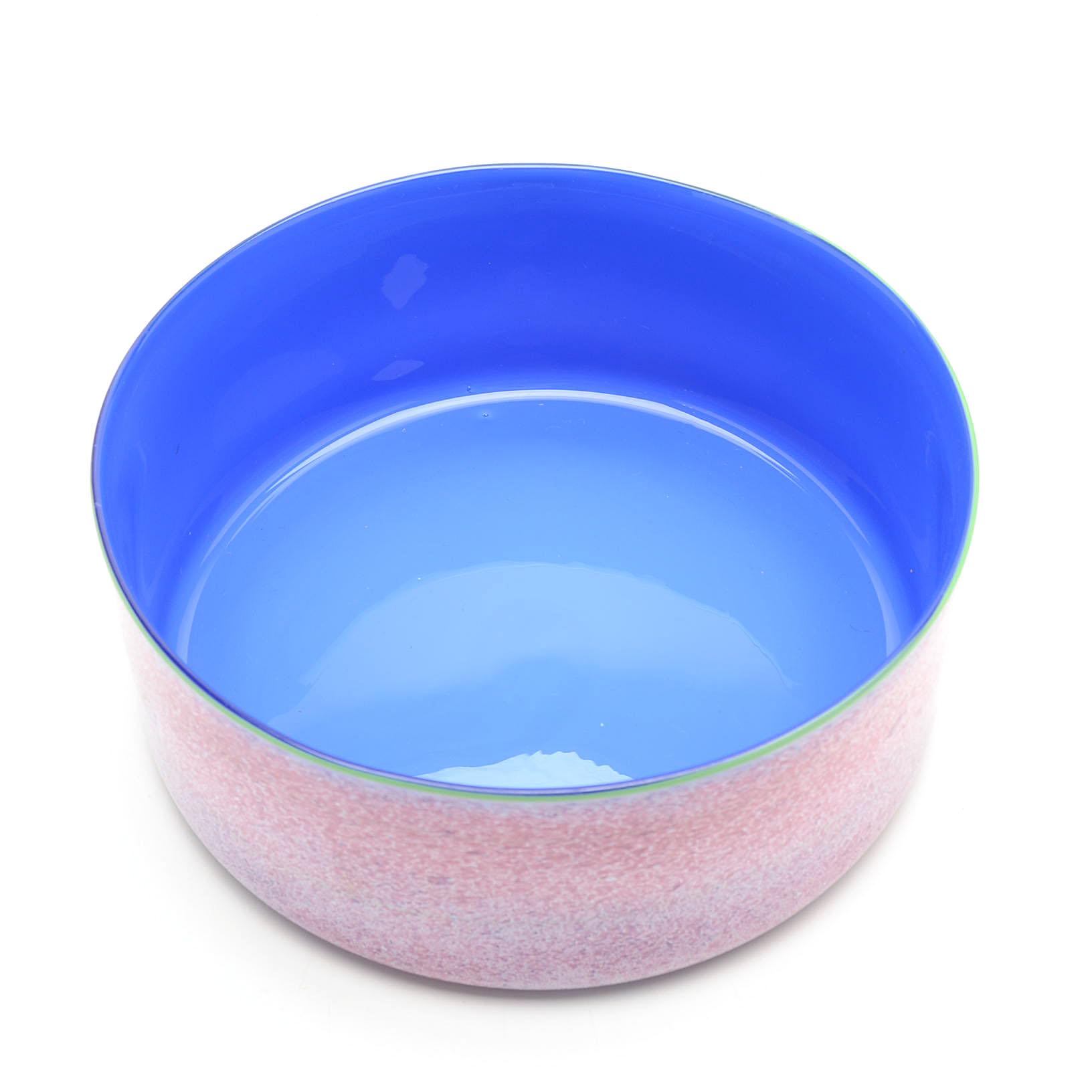 Taylor Backes Blown Art Glass Center Bowl