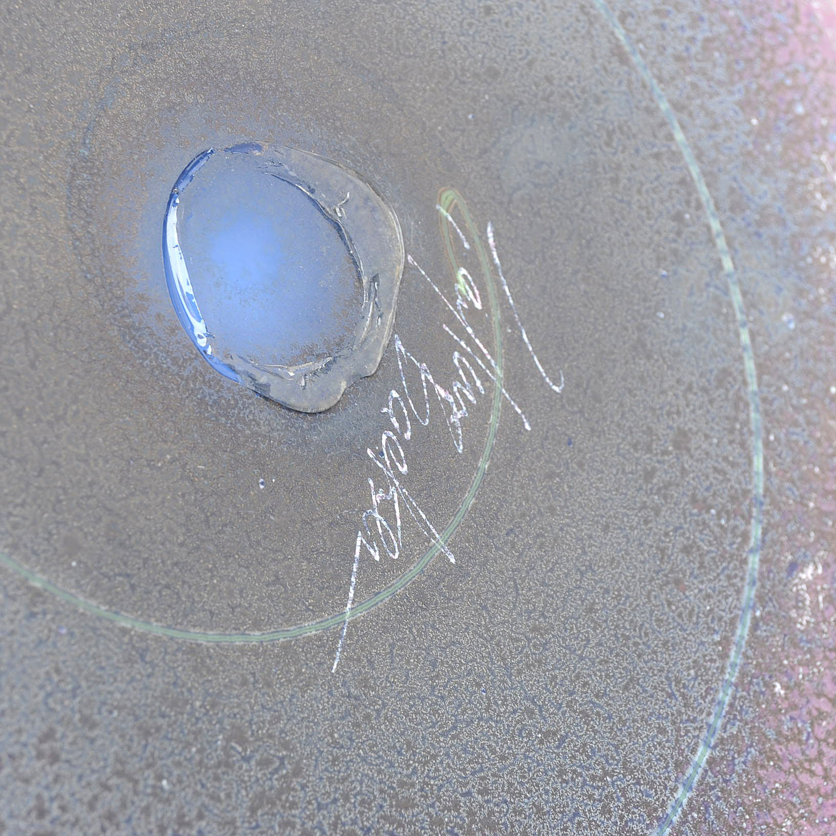 Taylor Backes Blown Art Glass Center Bowl