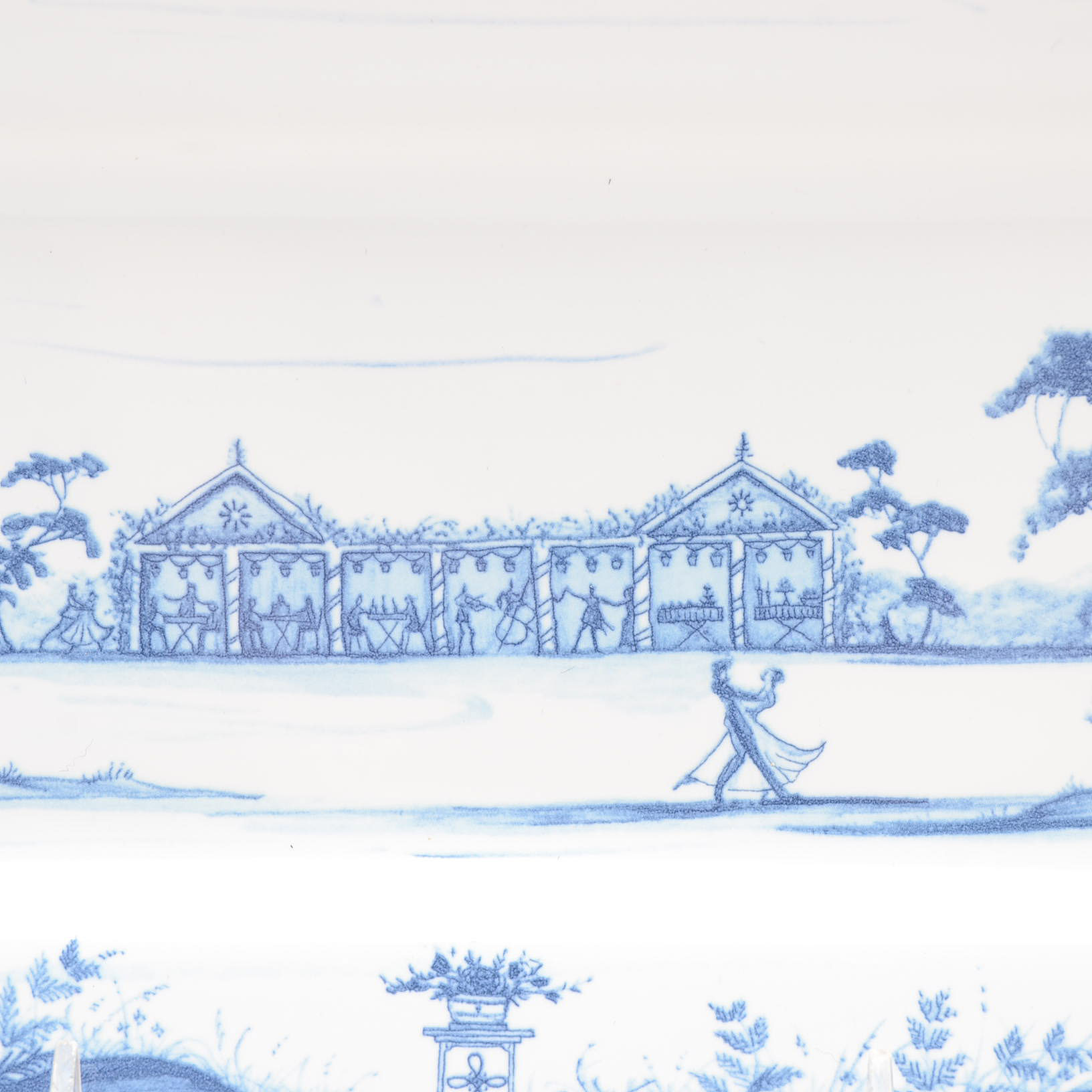 Juliska "Country Estate" Stoneware And Blown Glass Ice Bucket