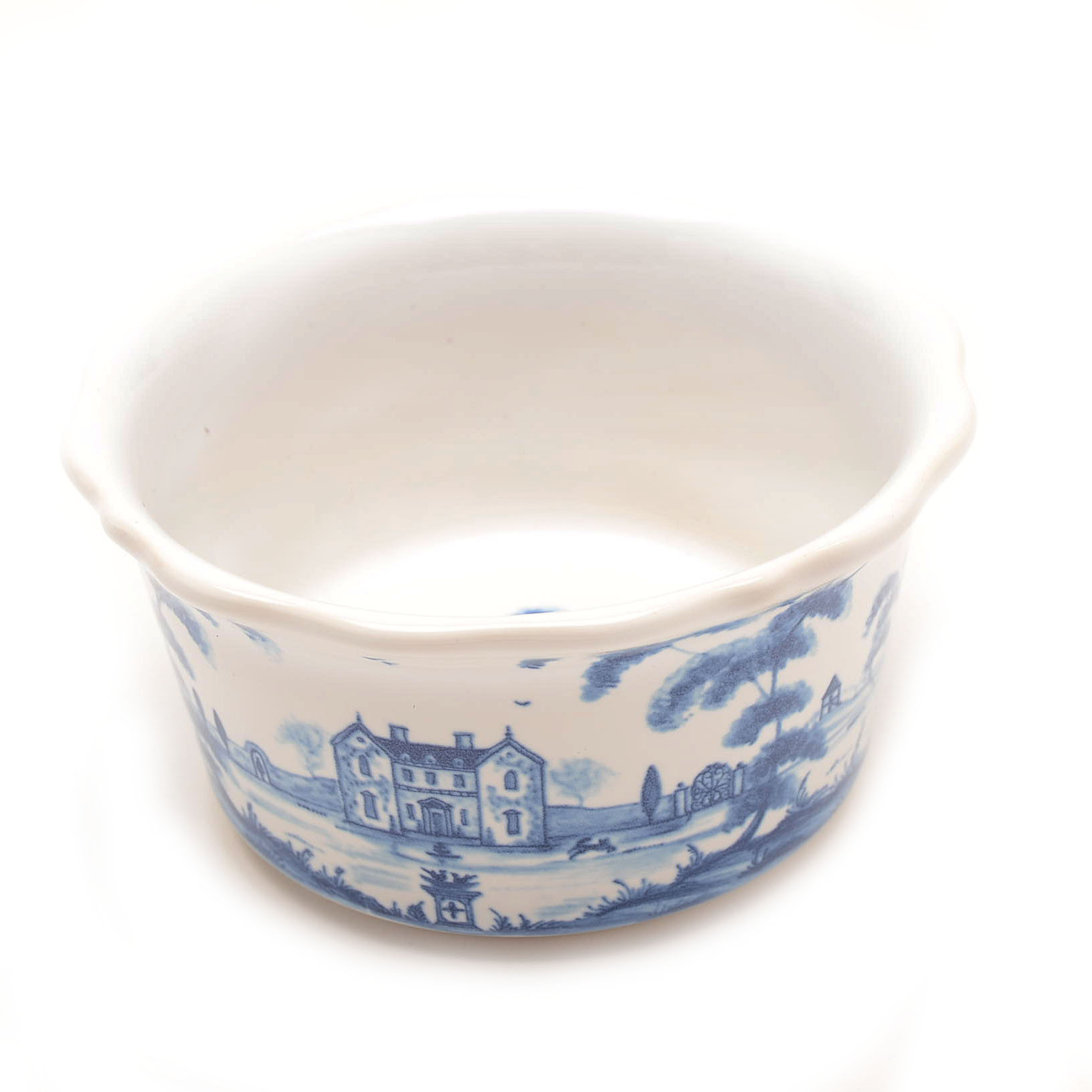 Juliska "Country Estate" Stoneware And Blown Glass Ice Bucket