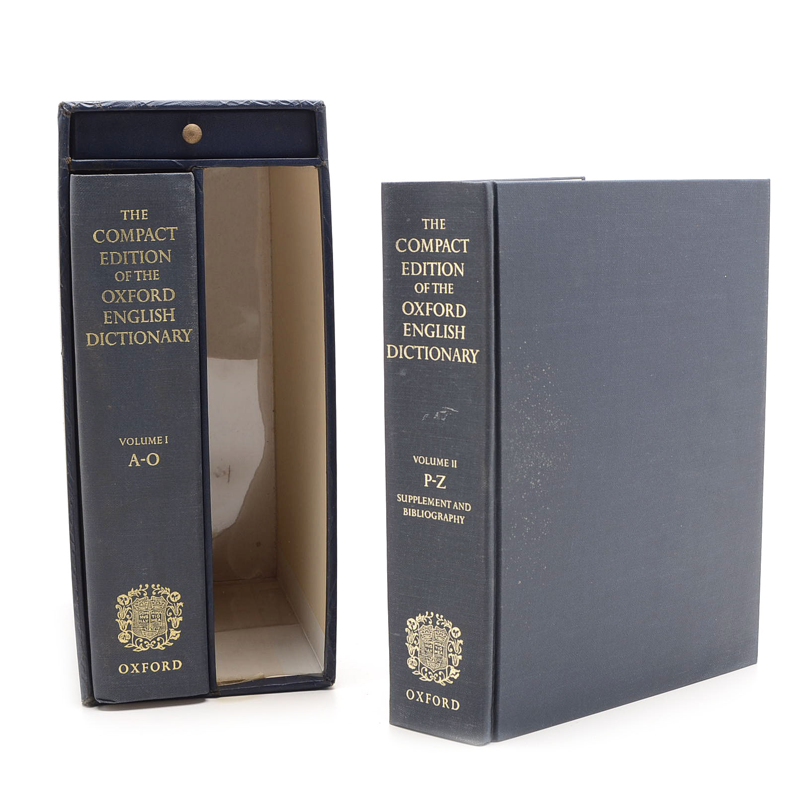 Hardcover Boxed "Compact Oxford English Dictionary" Set