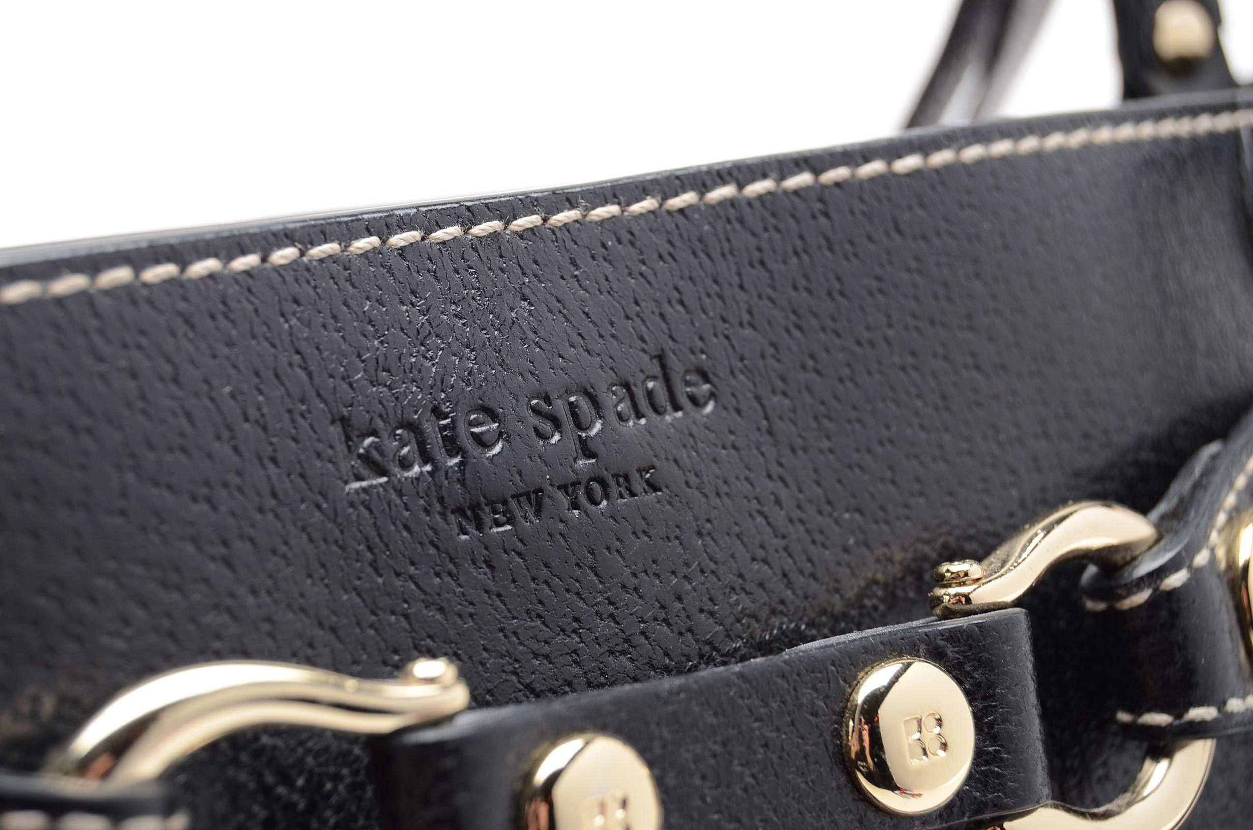 Kate Spade Black Leather Handbags