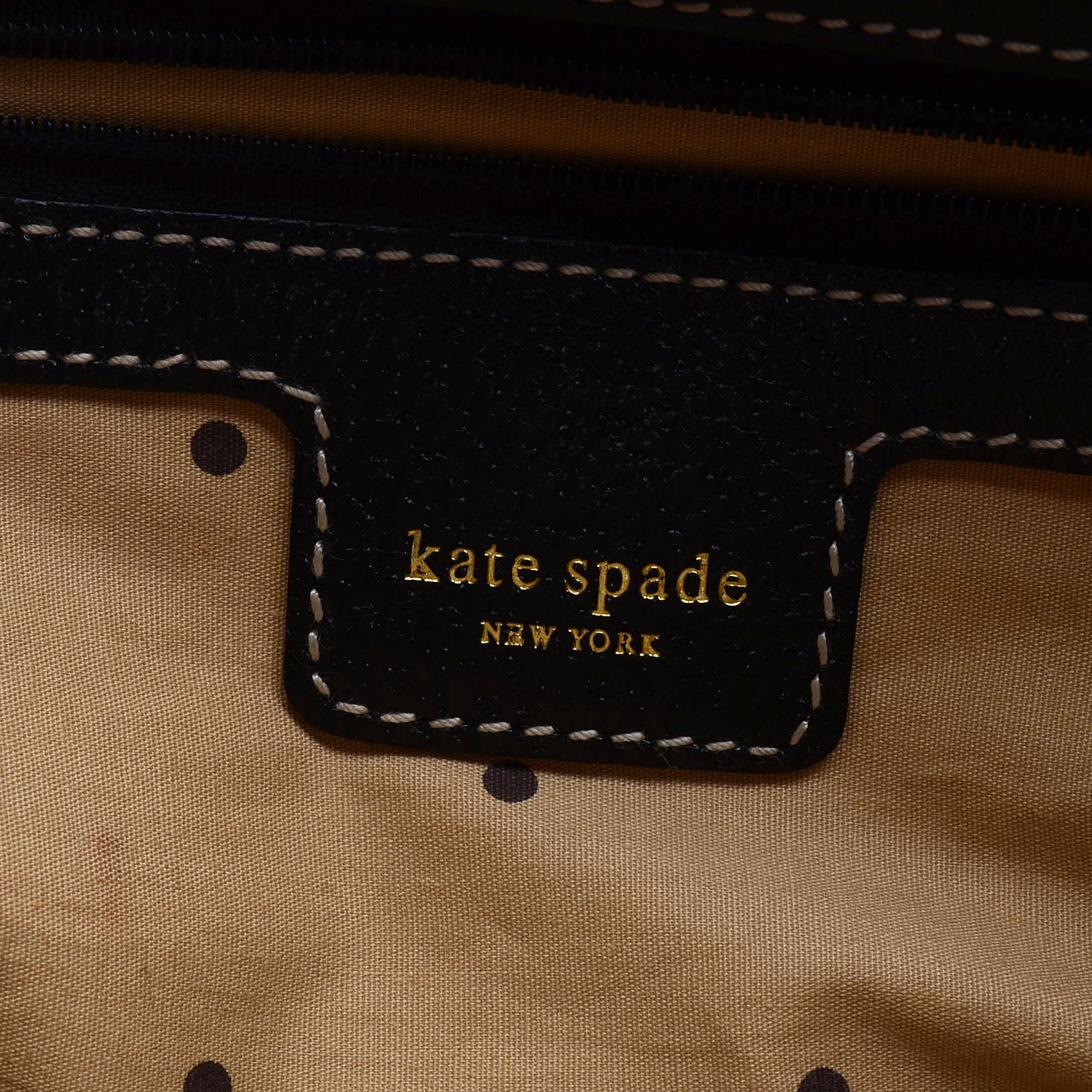 Kate Spade Black Leather Handbags