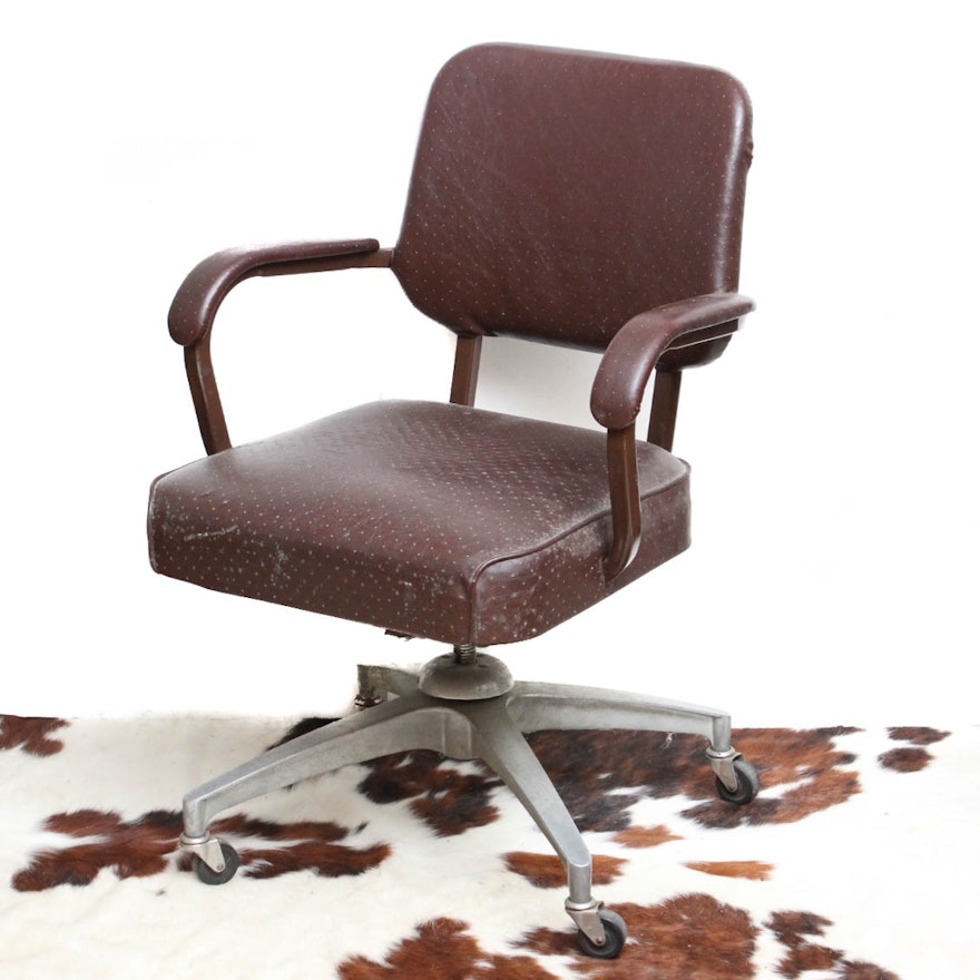 Vintage Leather Desk Chair