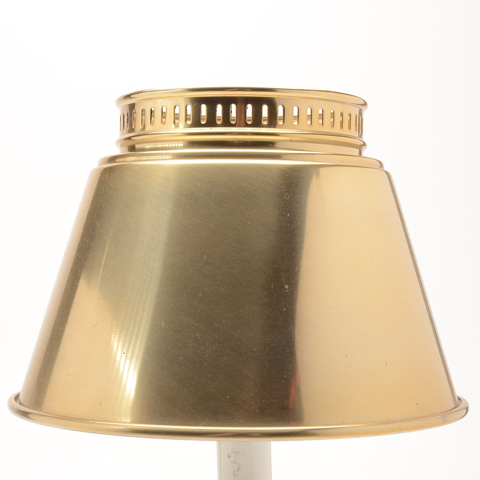 Brass Tone Metal Table Lamp