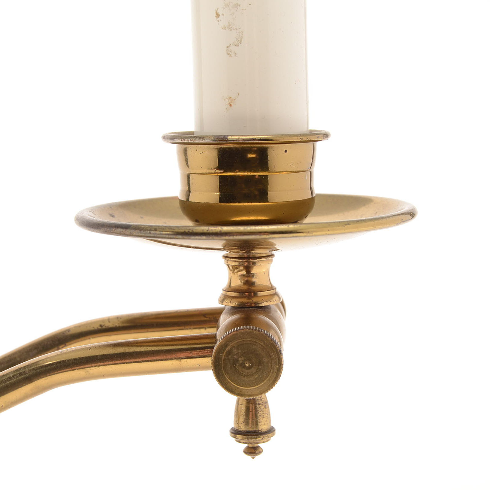 Brass Tone Metal Table Lamp