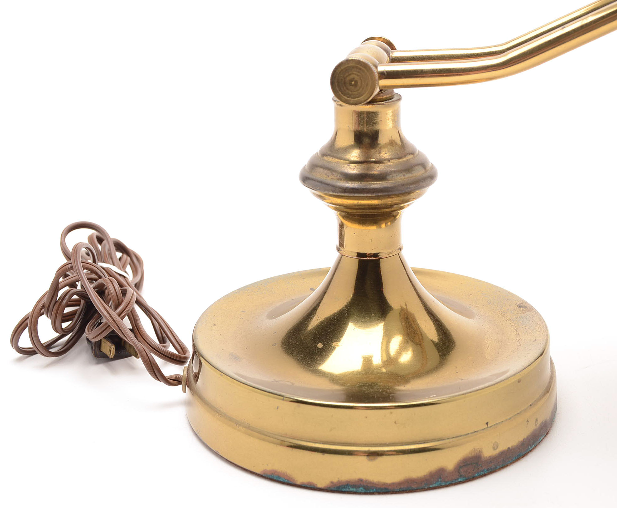 Brass Tone Metal Table Lamp