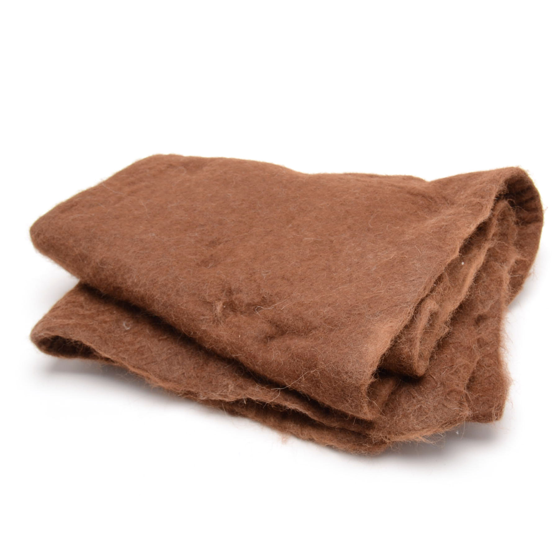 Tanglewood Farm Brown Felted Alpaca Fiber Textile