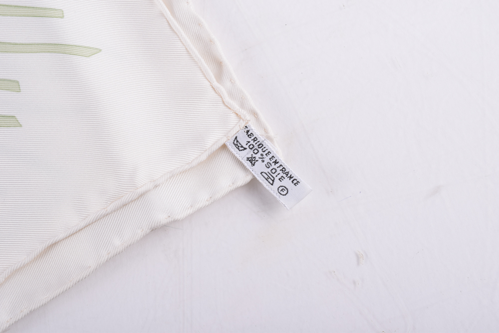 Vintage Hermès "La Pivoines" Silk Scarf