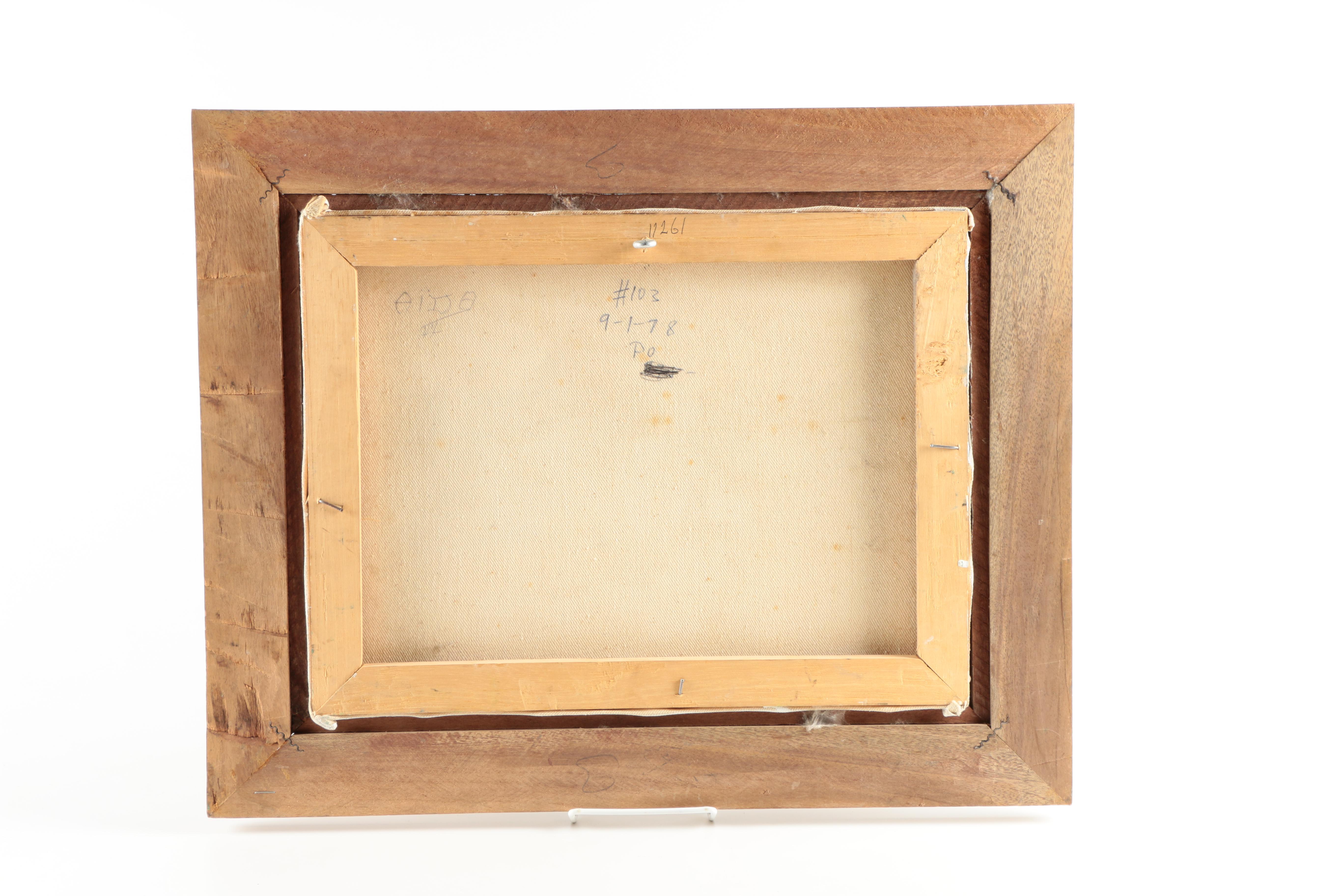 Aida Dostaly Oil Painting on Canvas of Village