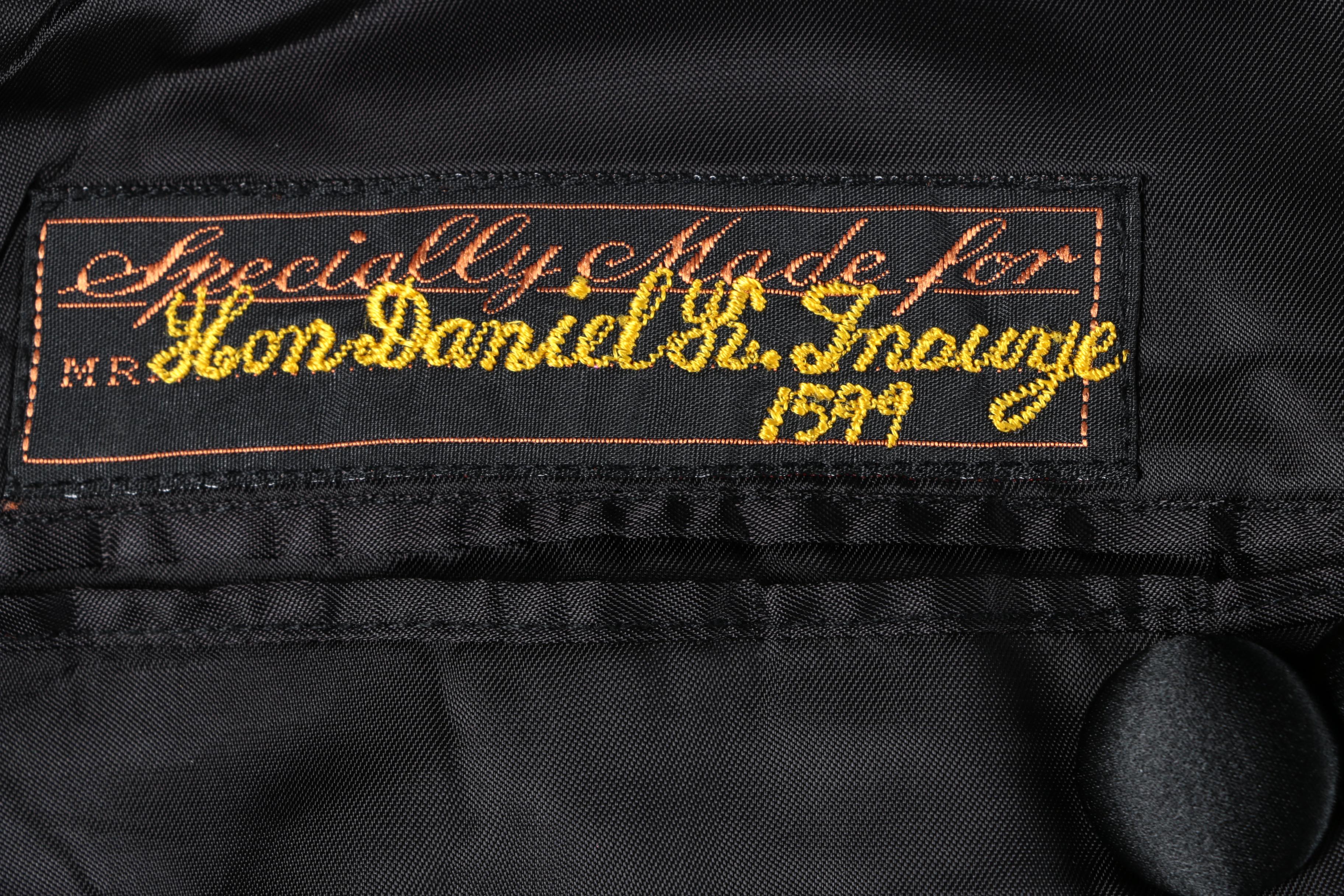 The Tailored Man Black Tuxedo Jacket from the Late Hon. Senator Daniel Inouye