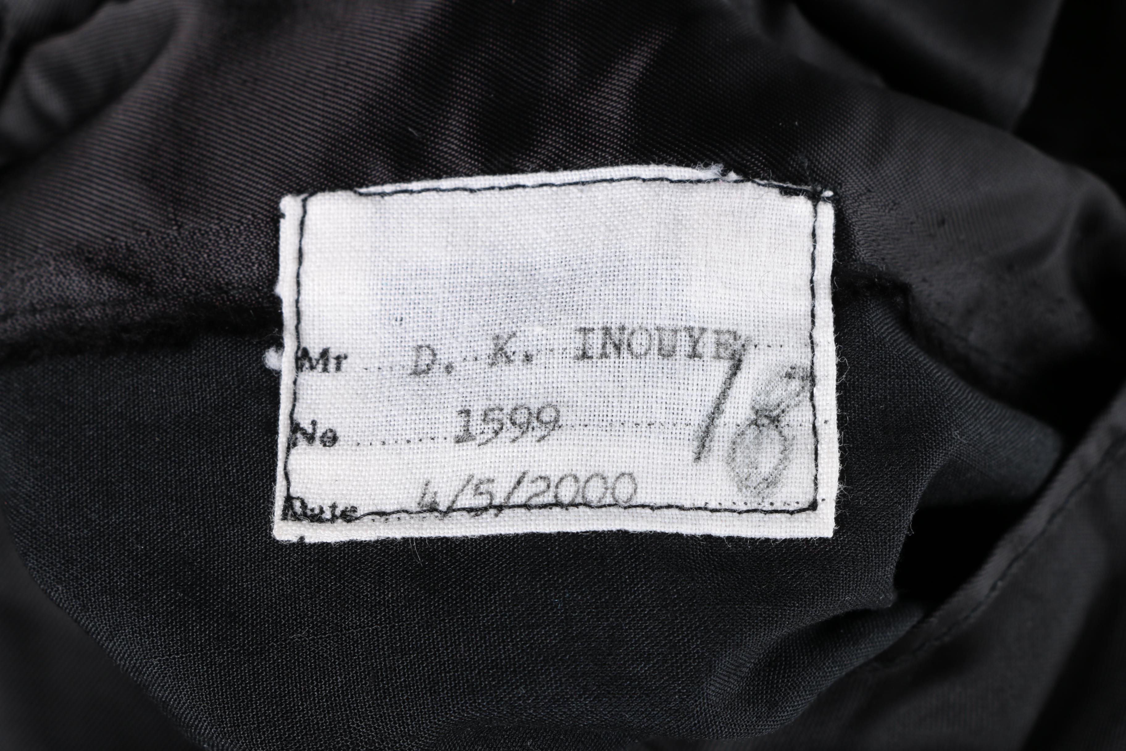 The Tailored Man Black Tuxedo Jacket from the Late Hon. Senator Daniel Inouye