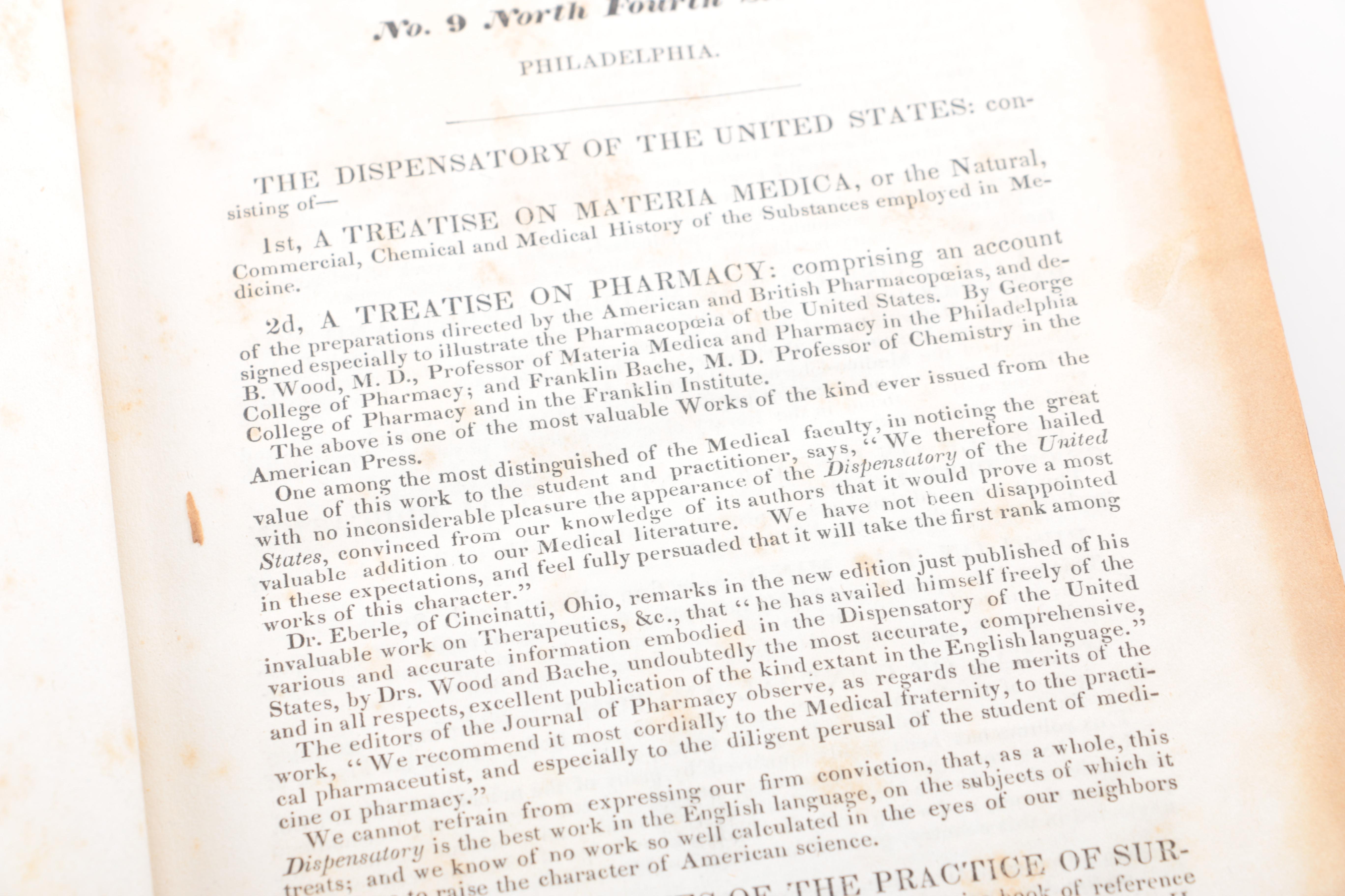 1830s Medical Books on Midwifery and "The Diseases of Females"