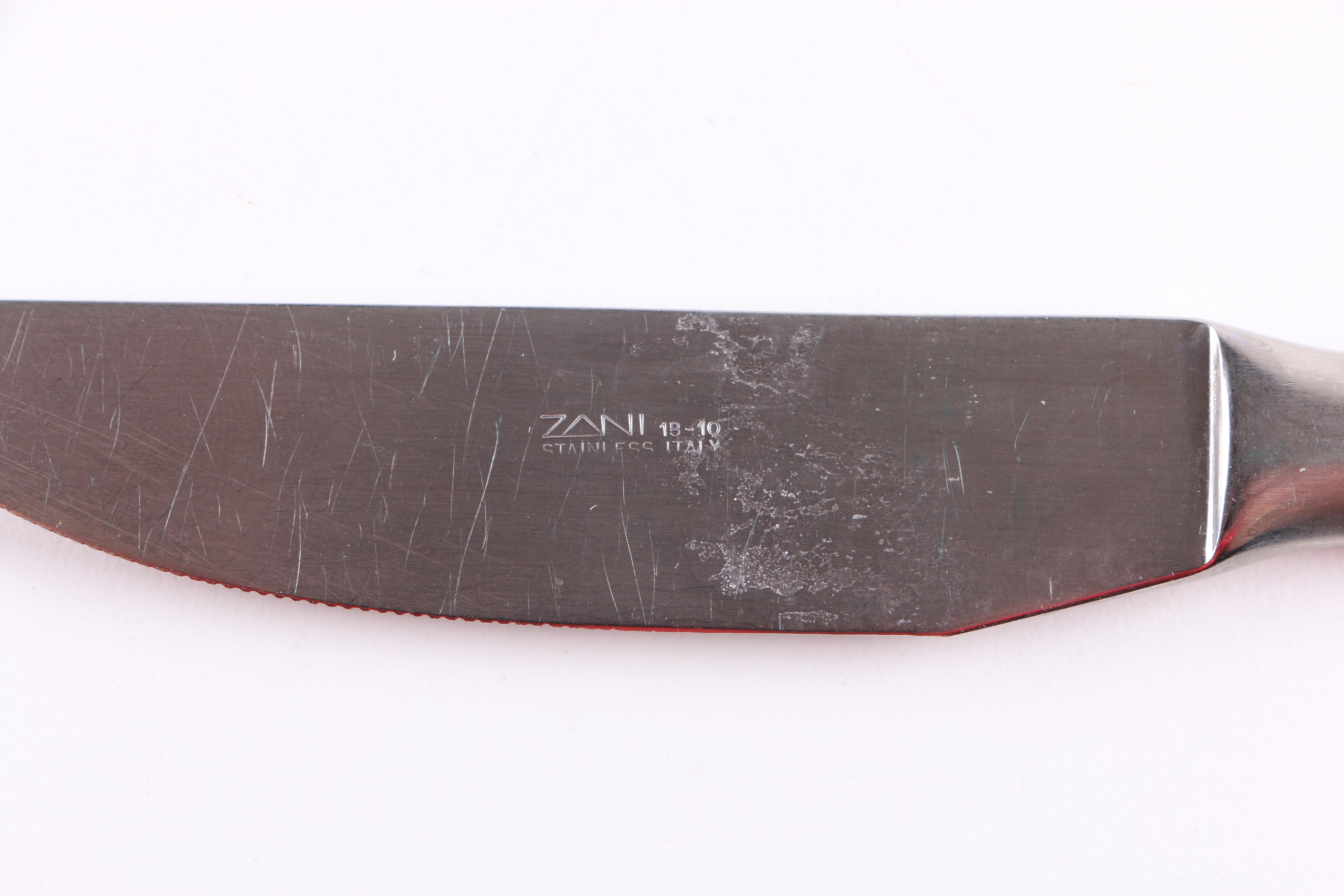 Set of Italian Zani 18/10 Stainless Flatware