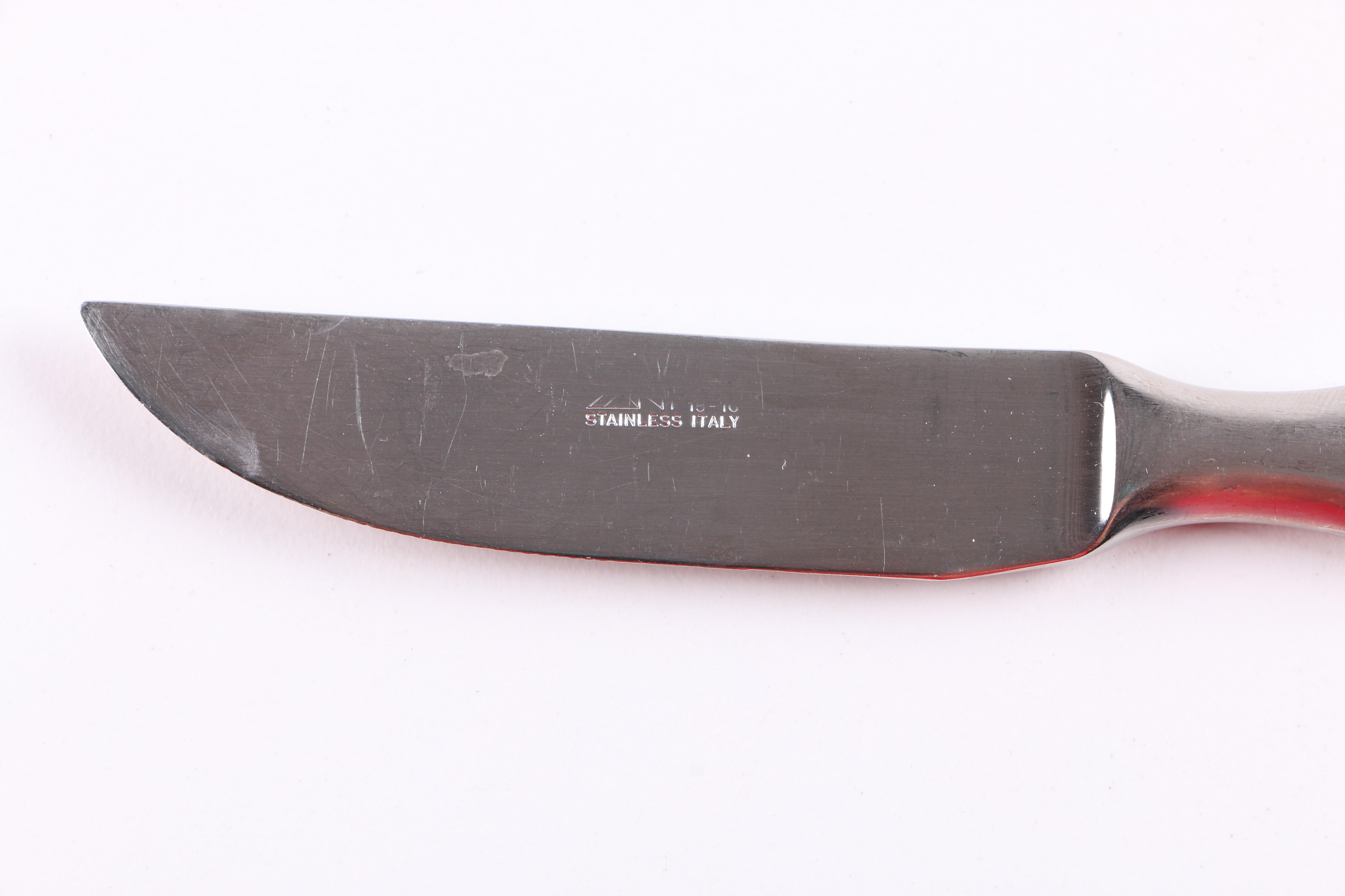 Set of Italian Zani 18/10 Stainless Flatware