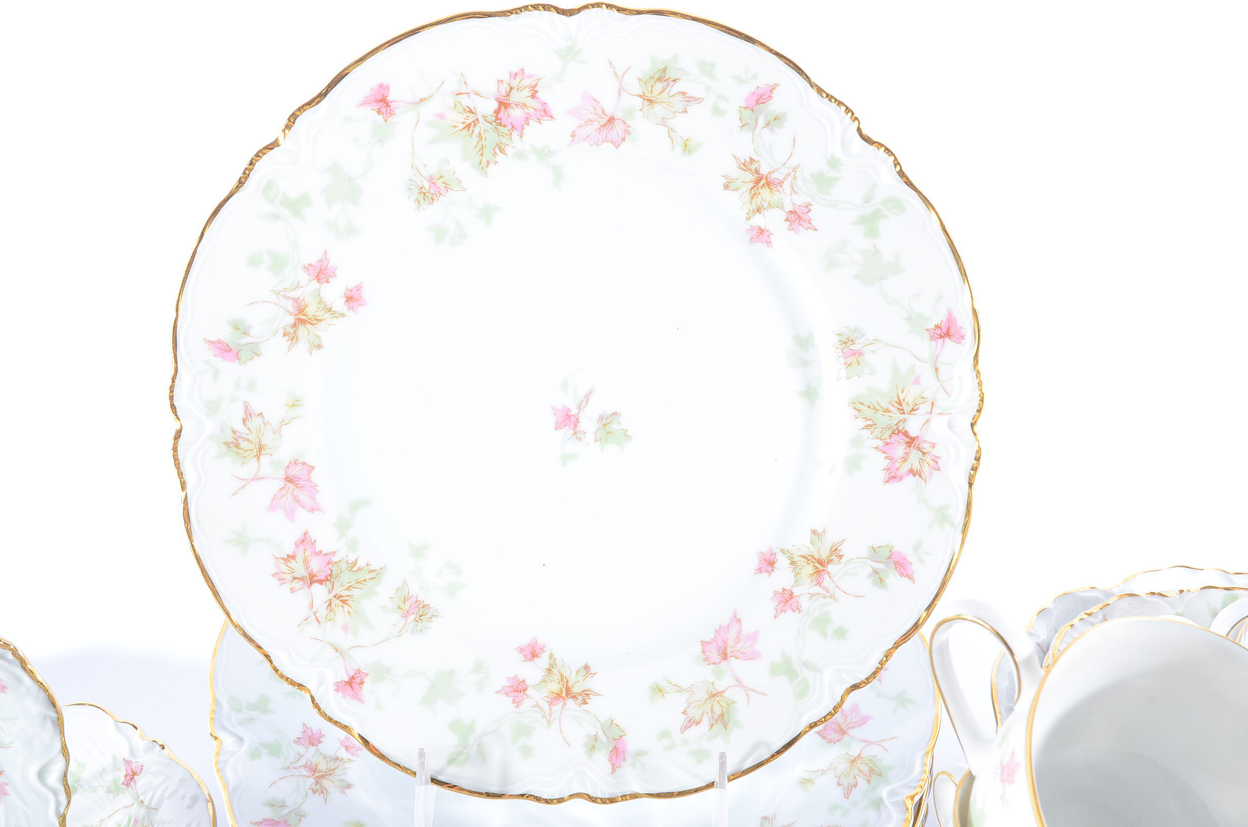 Hutschenreuther Selb Bavaria "Maple Leaf" China Service For Eight