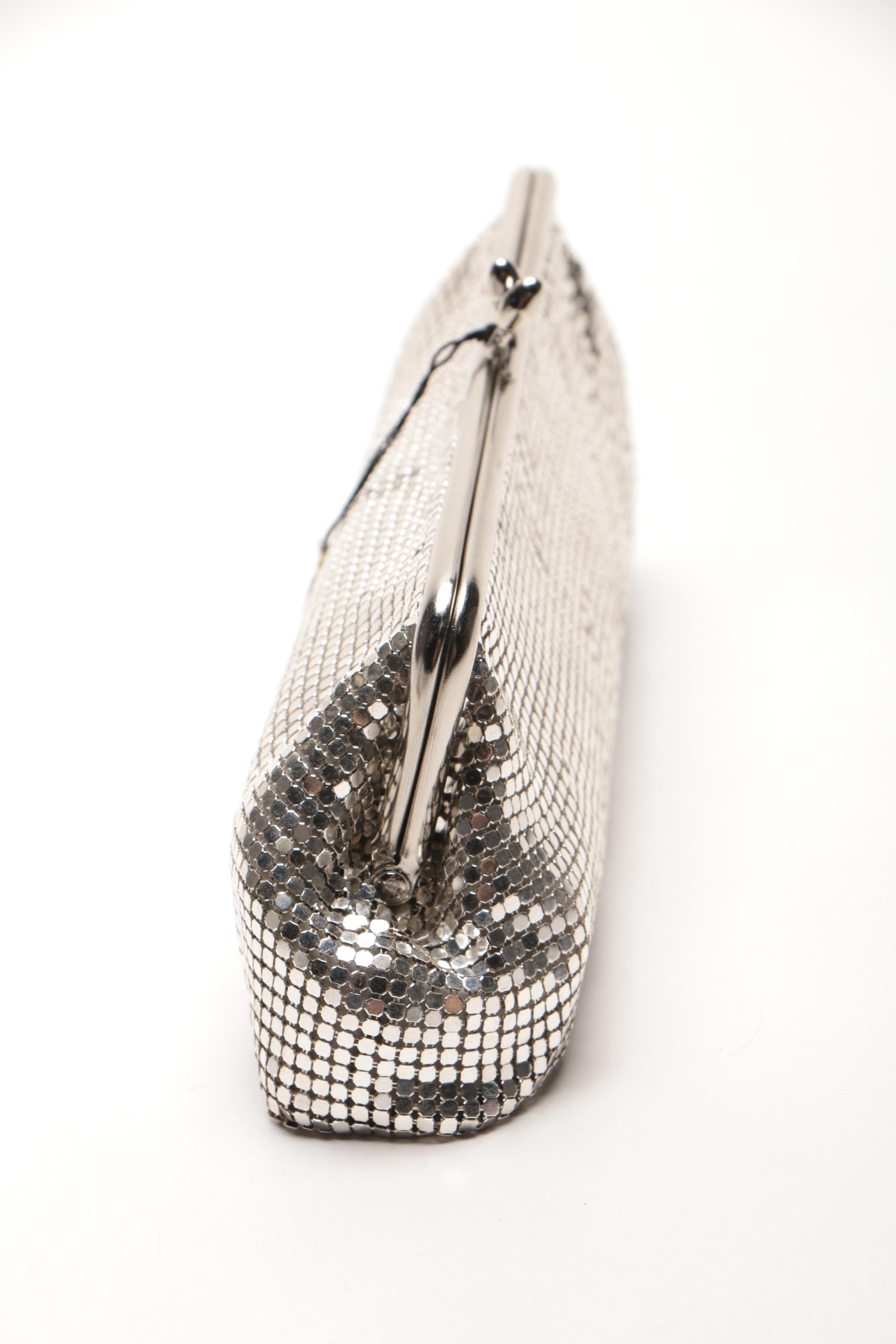 Metallic Mesh Clutch, Wallet and Coin Purse