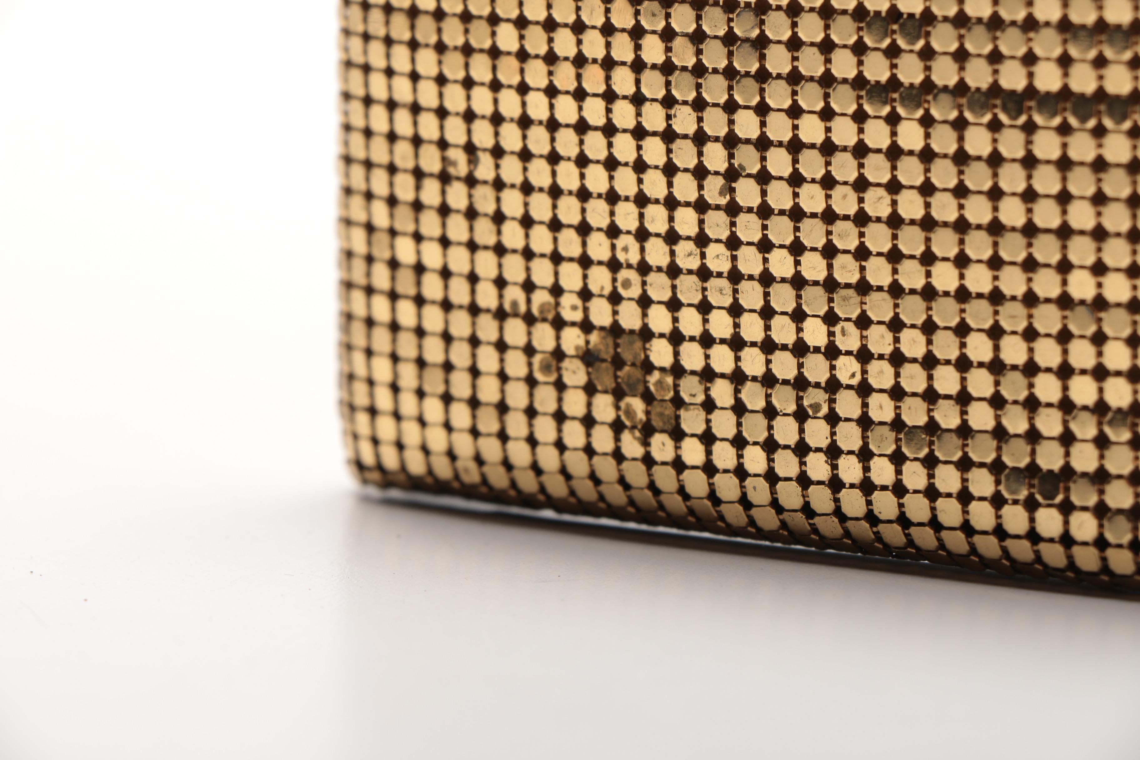 Metallic Mesh Clutch, Wallet and Coin Purse
