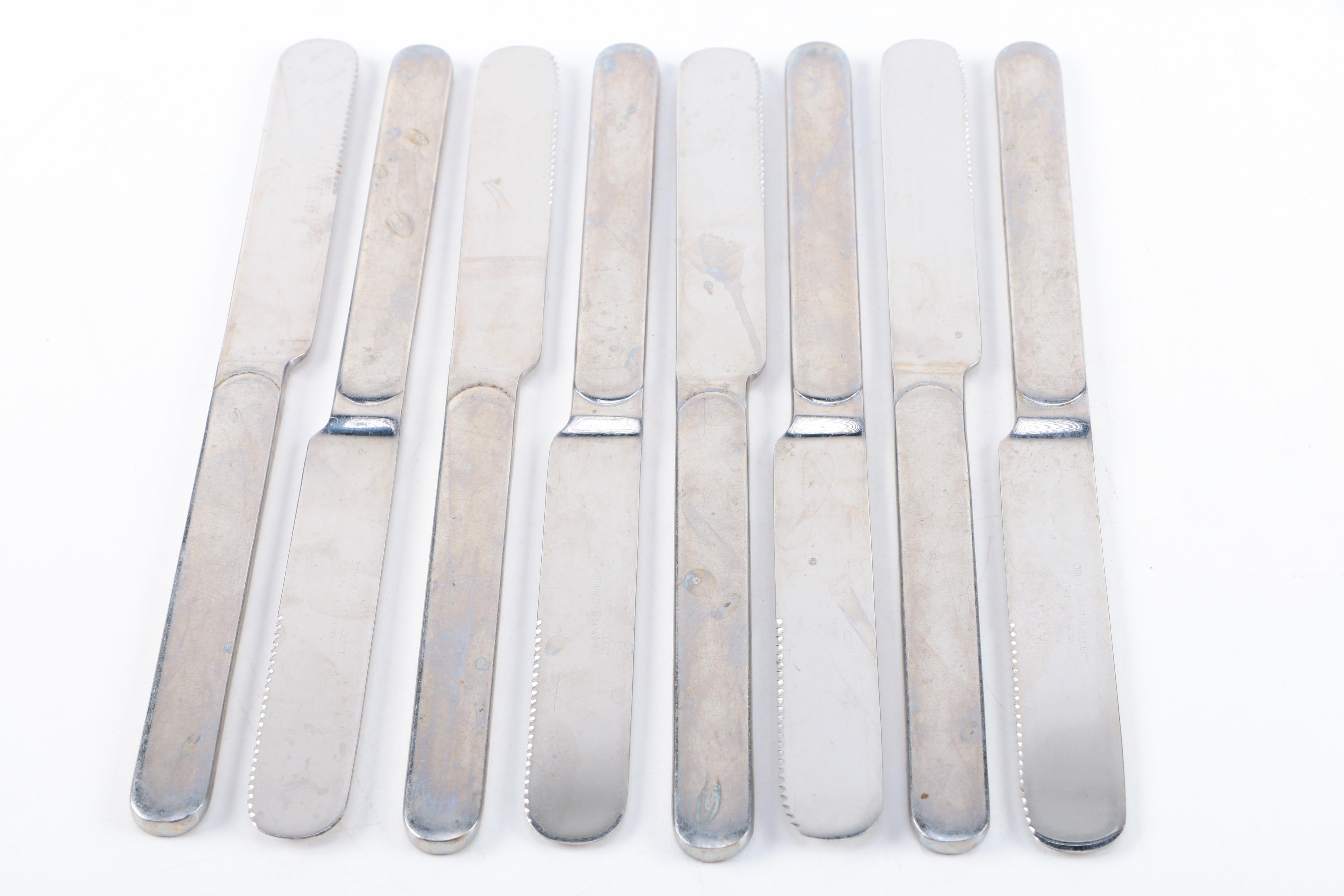 Collection of Reed & Barton Stainless Flatware with Tray