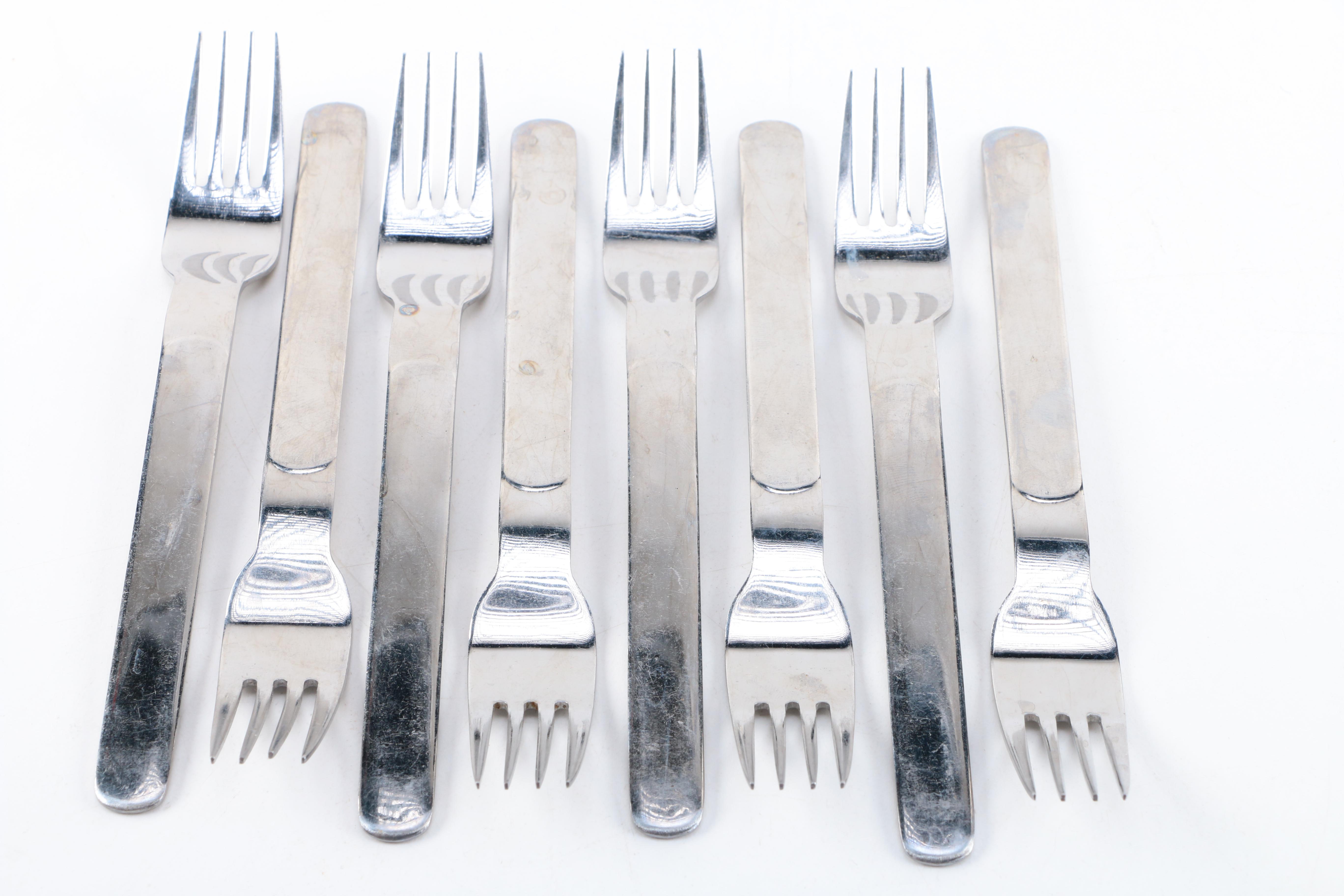 Collection of Reed & Barton Stainless Flatware with Tray