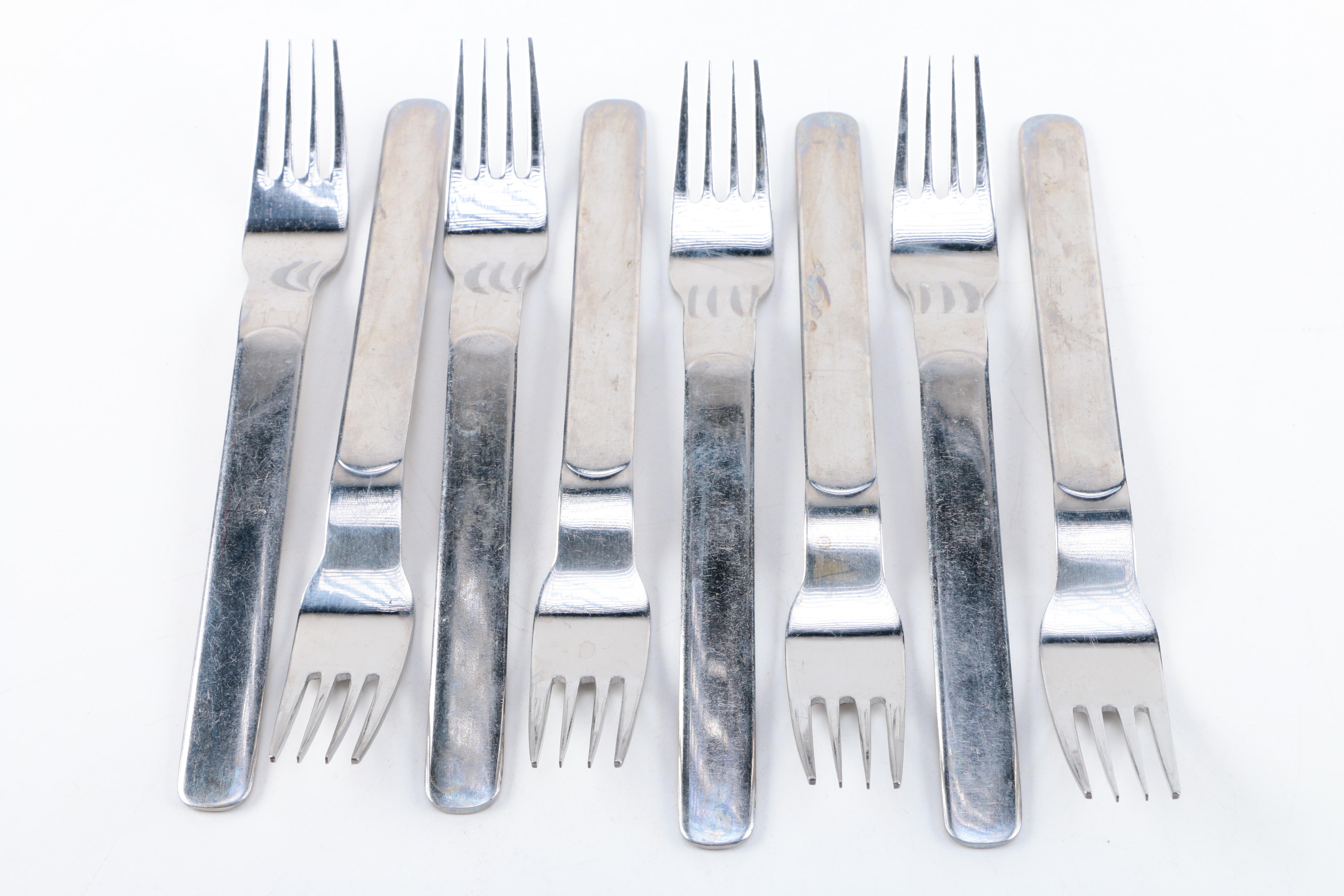 Collection of Reed & Barton Stainless Flatware with Tray