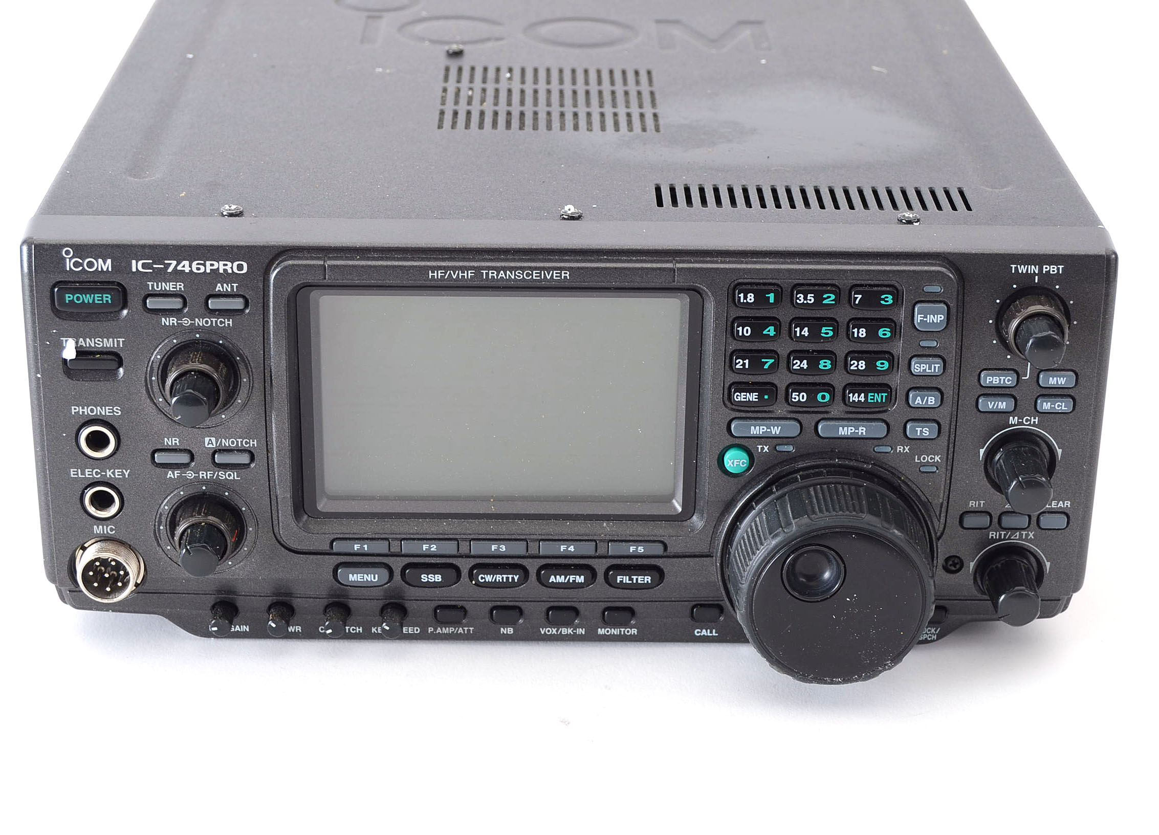 Icom IC-746Pro Transceiver and Components