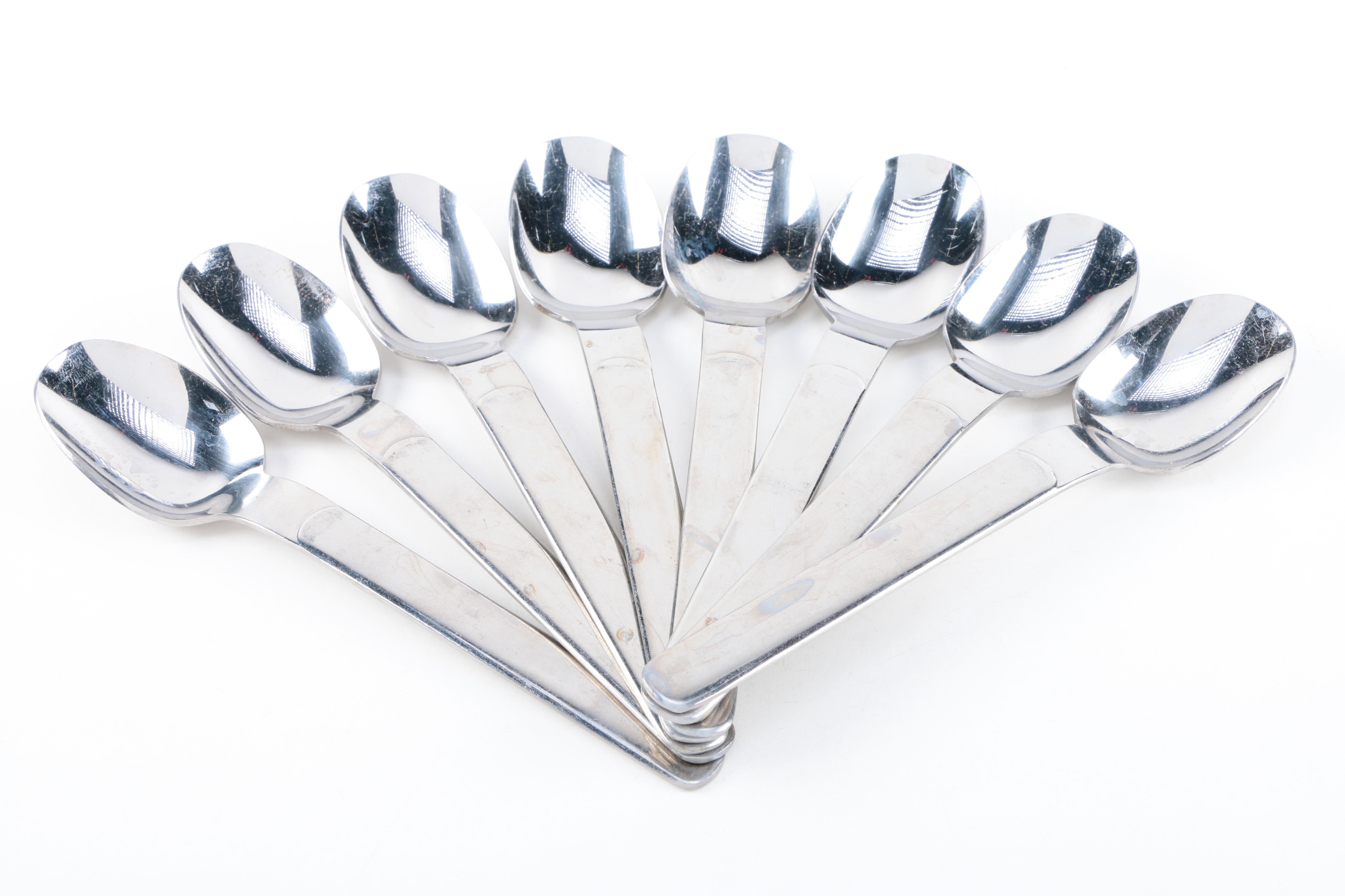 Collection of Reed & Barton Stainless Flatware with Tray