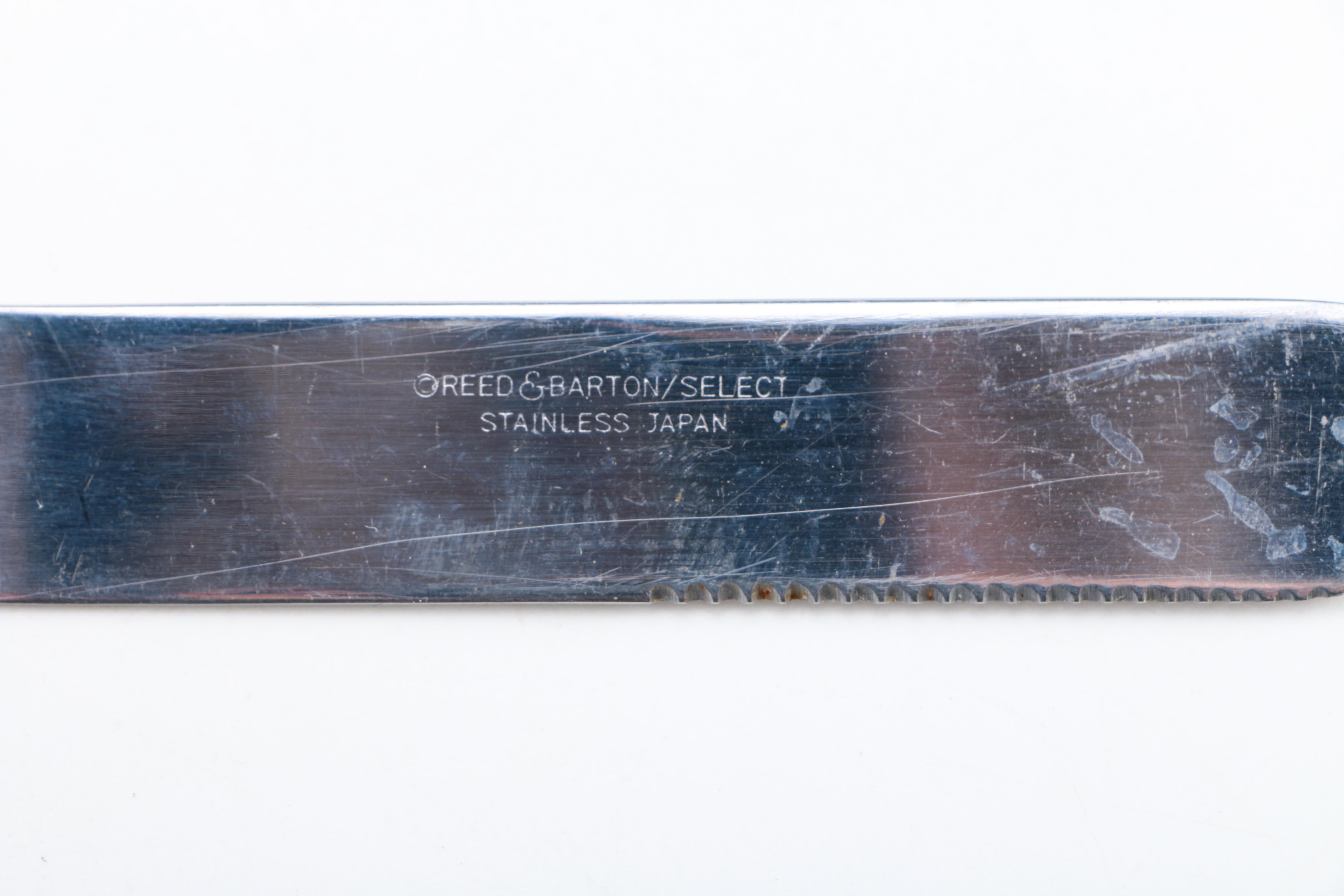 Collection of Reed & Barton Stainless Flatware with Tray