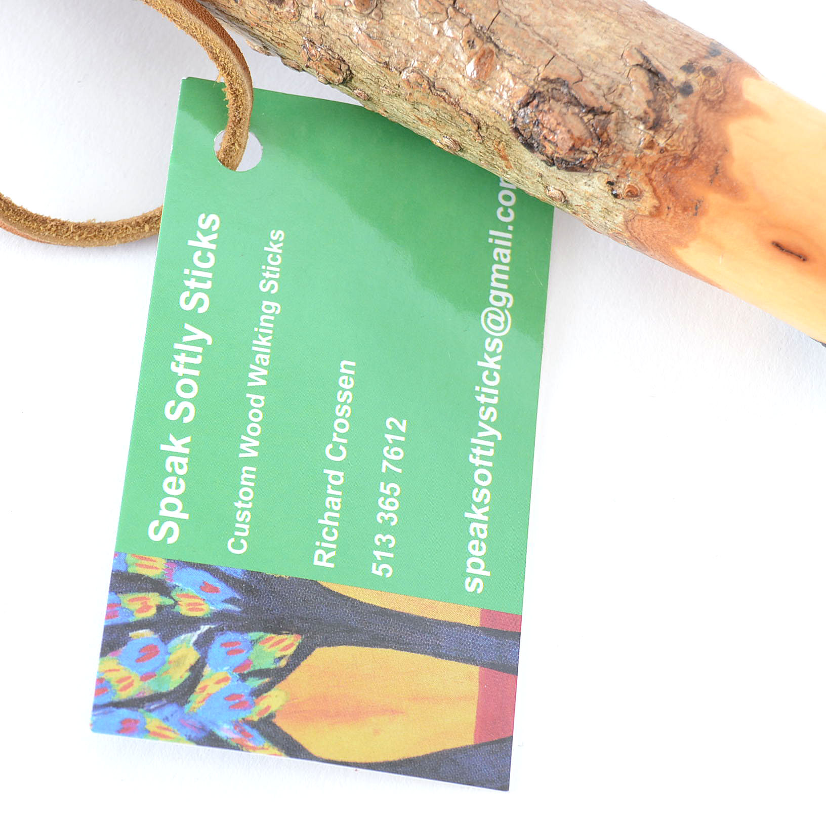 Artisan Crafted Walking Stick by Richard Crossen