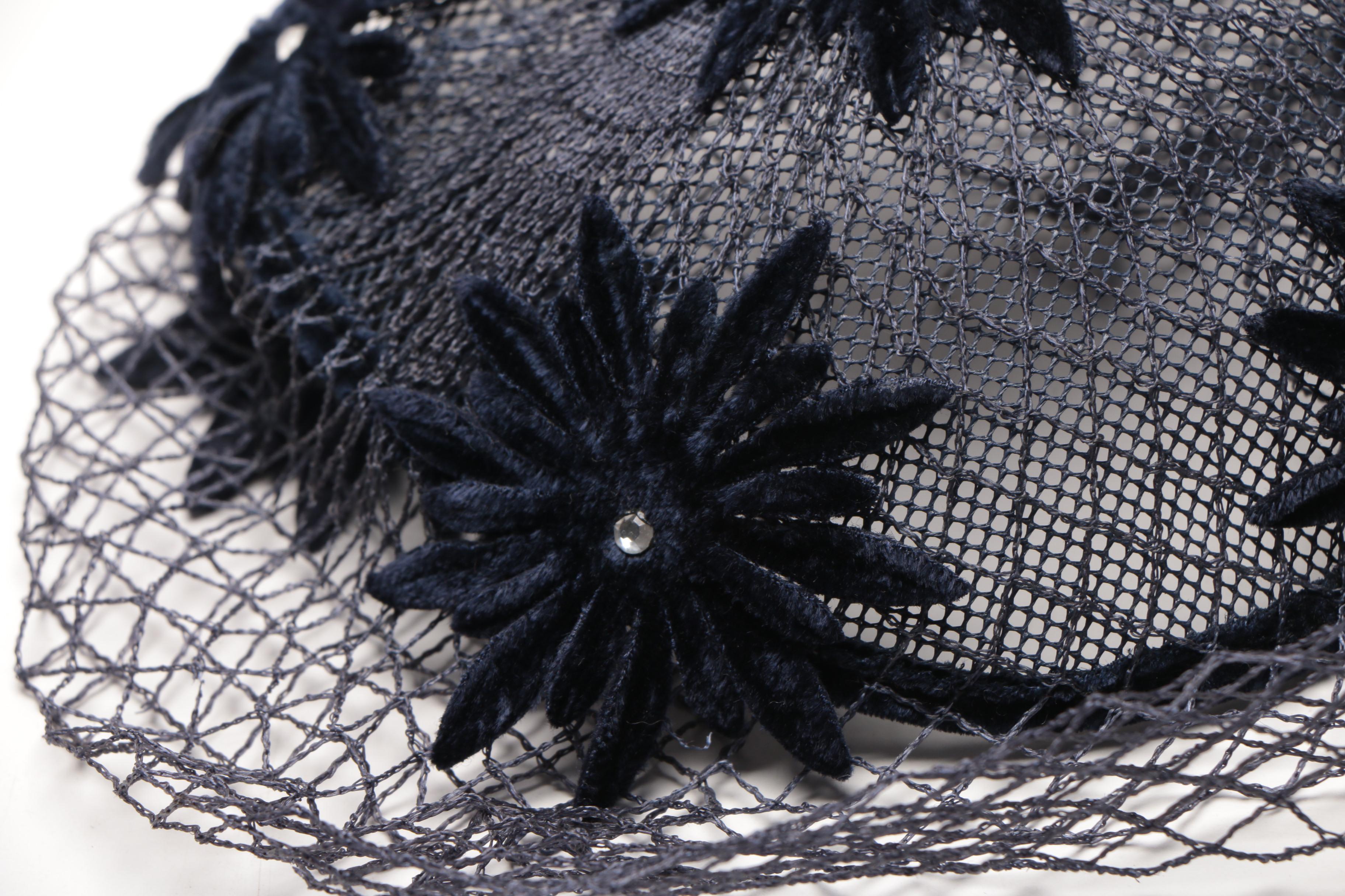 Vintage Headpieces including Marshall Field Debutante room
