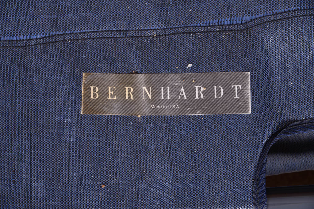 Bernhardt Cognac Leather Sleeper Sofa