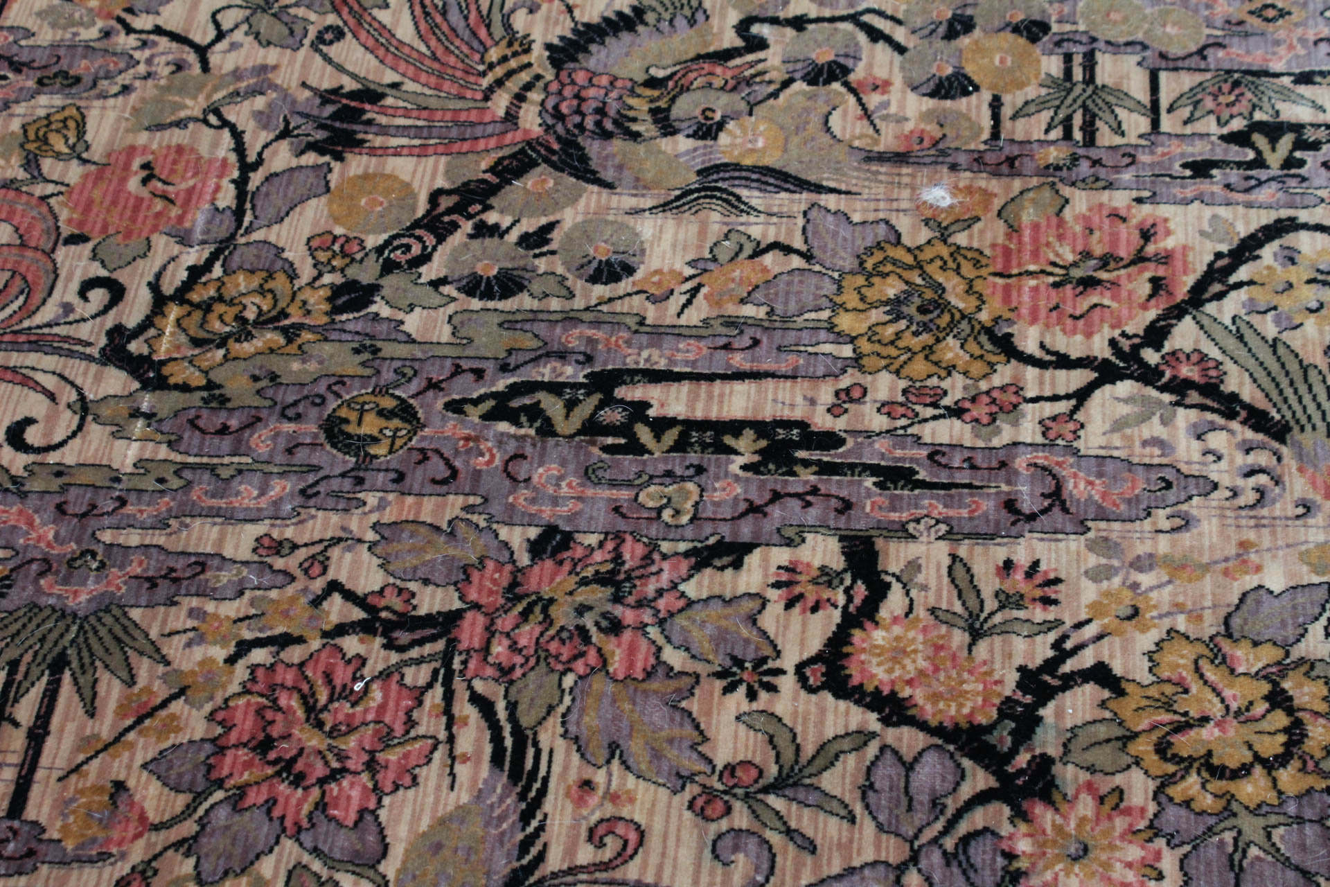 Vintage Room-Sized Anglo-Persian Wilton Rug by M..J. Whittall