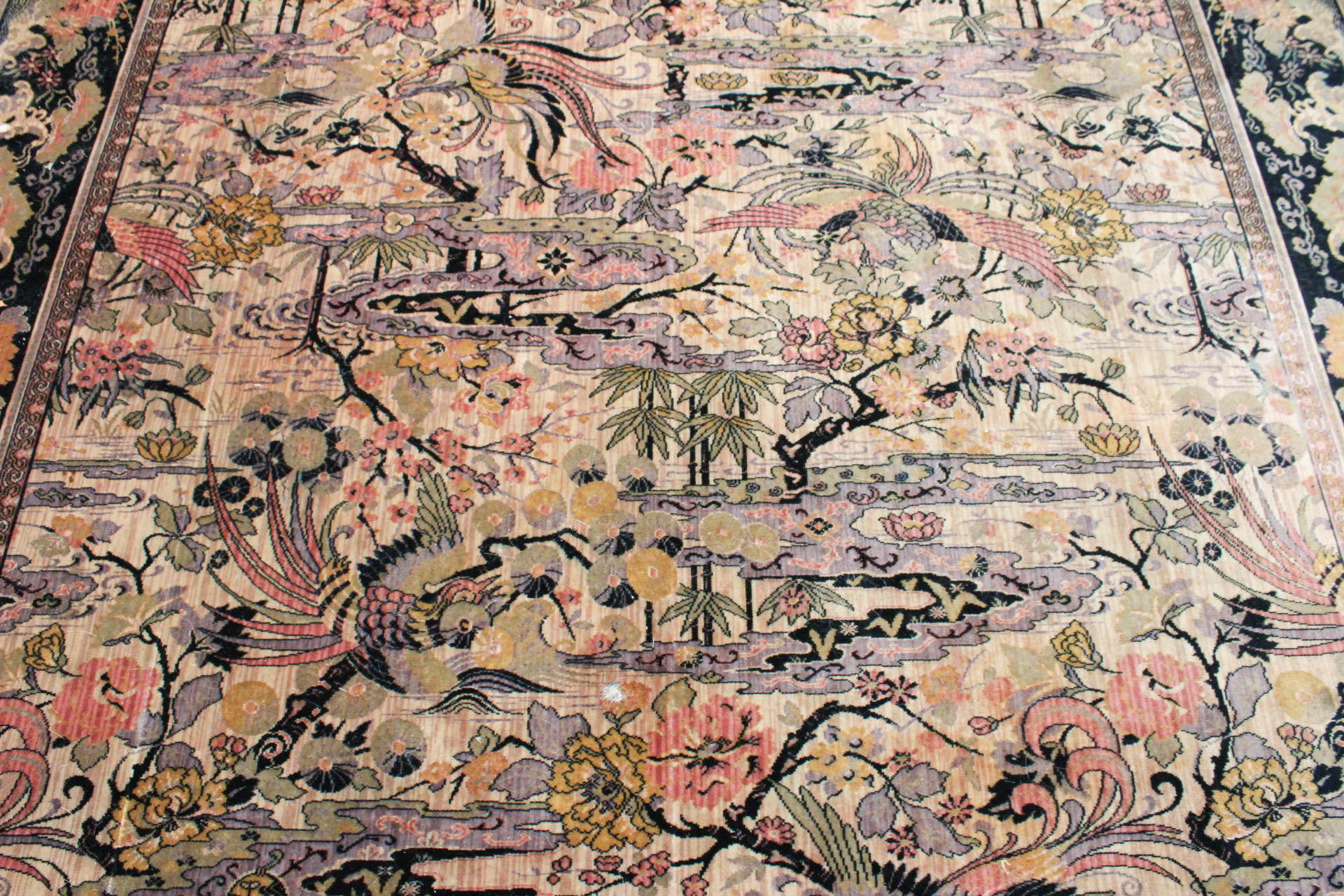 Vintage Room-Sized Anglo-Persian Wilton Rug by M..J. Whittall