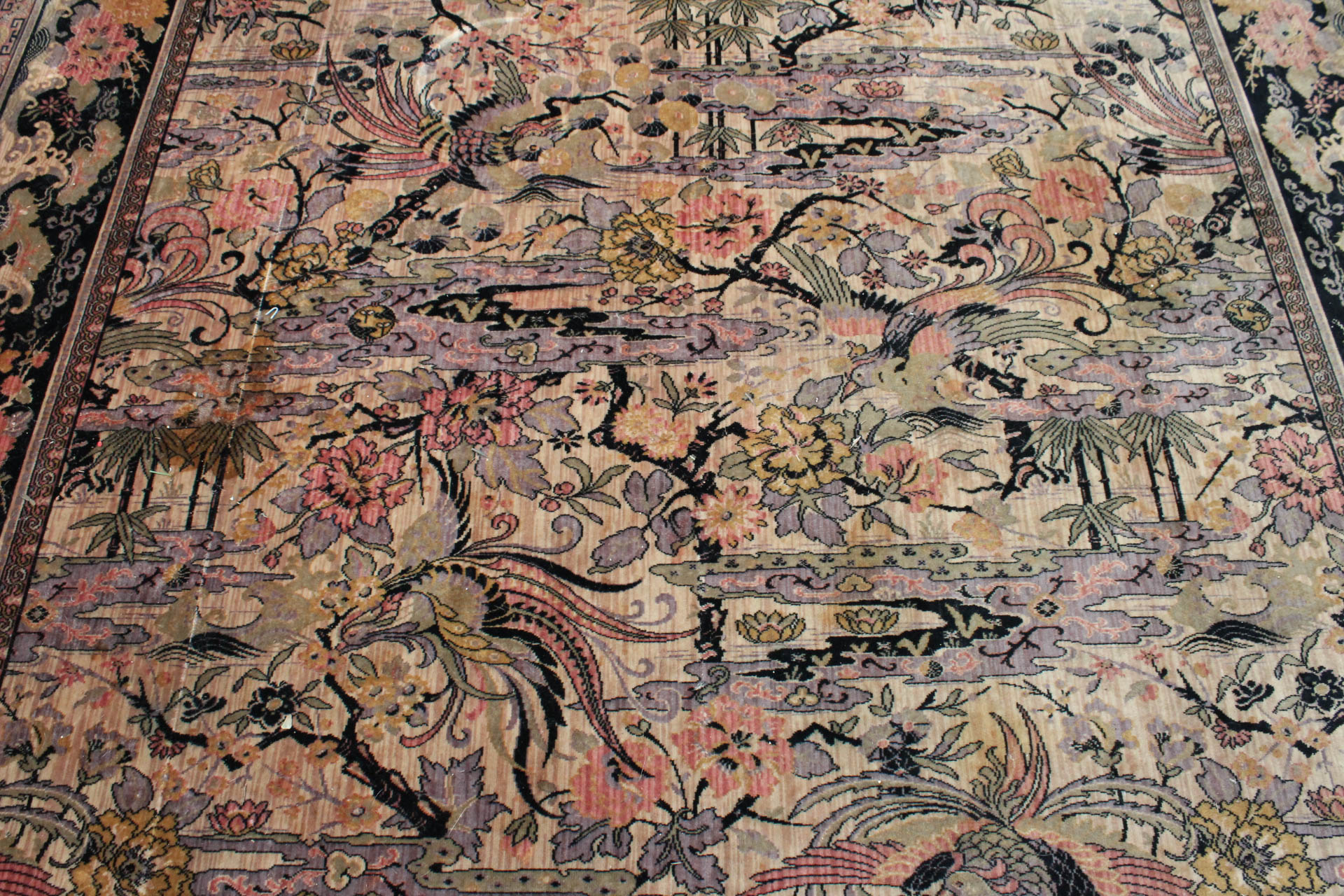 Vintage Room-Sized Anglo-Persian Wilton Rug by M..J. Whittall