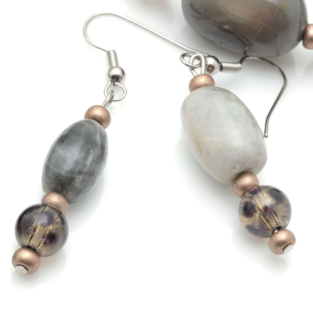 Stone Jewelry and Sarah Coventry Bangle Bracelet