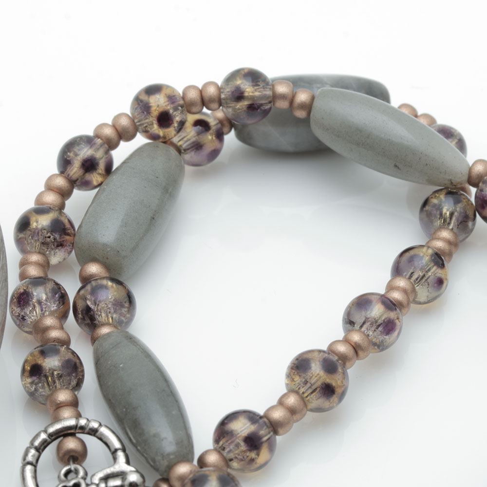 Stone Jewelry and Sarah Coventry Bangle Bracelet