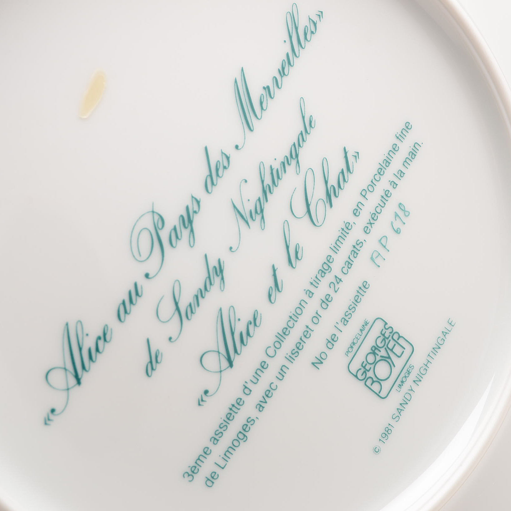 Georges Boyer Limoges Decorative Porcelain Wall Plates