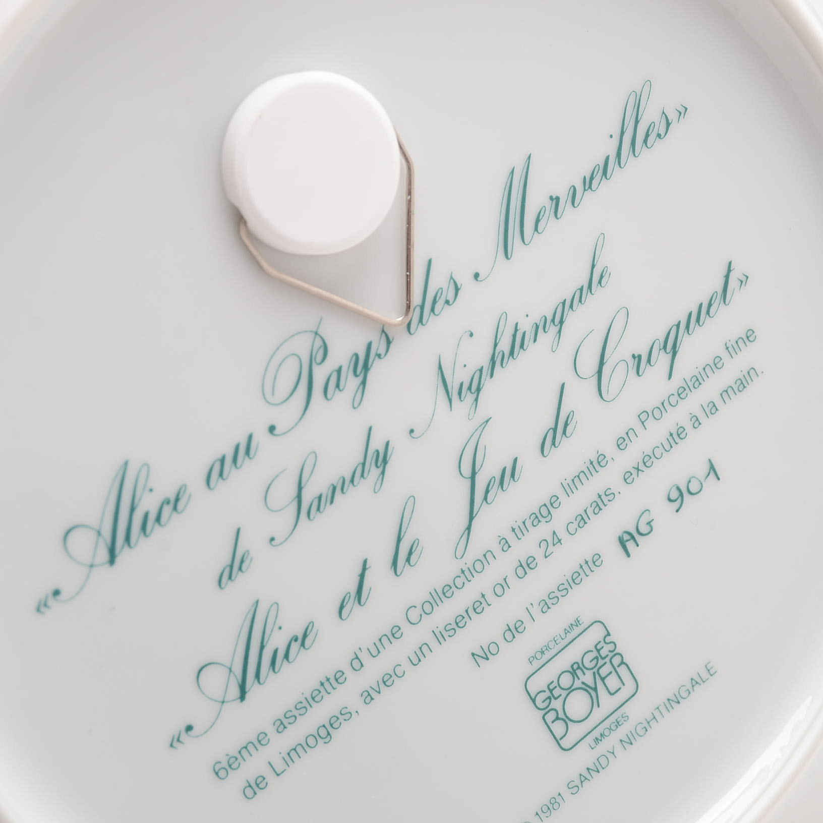 Georges Boyer Limoges Decorative Porcelain Wall Plates