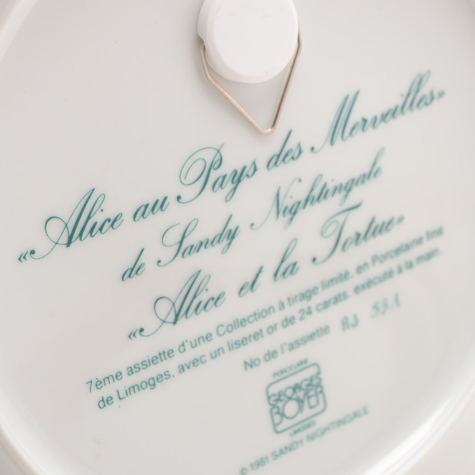 Georges Boyer Limoges Decorative Porcelain Wall Plates