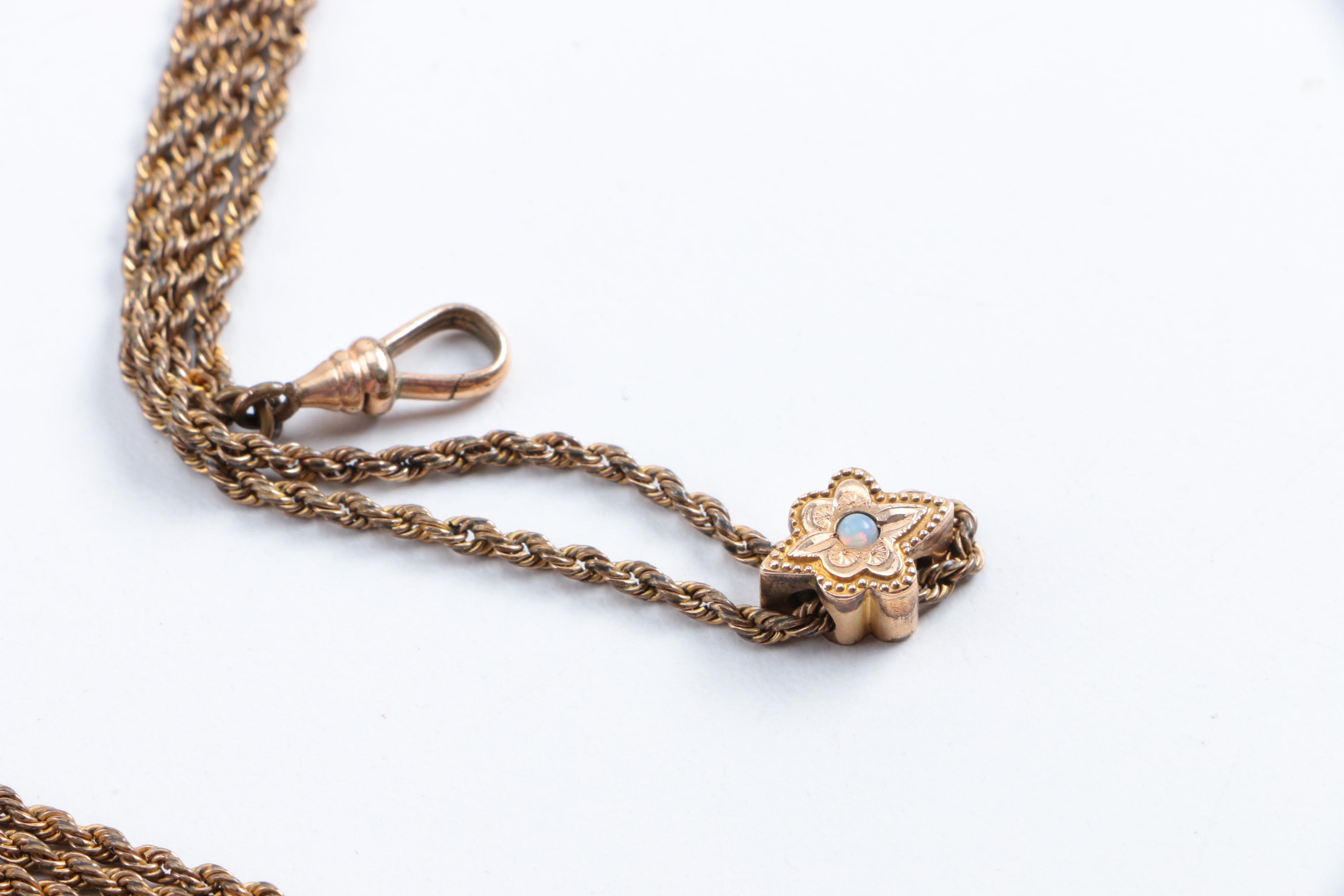 Gold Tone Costume Jewelry Including a Gold Filled Bracelet