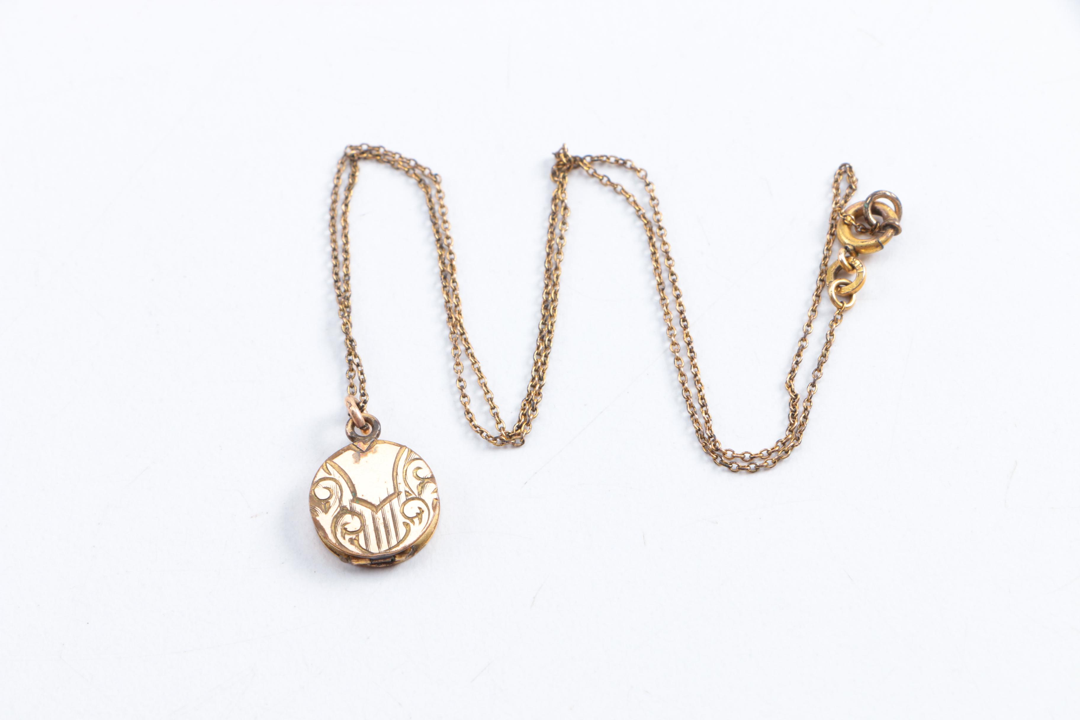 Gold Tone Costume Jewelry Including a Gold Filled Bracelet