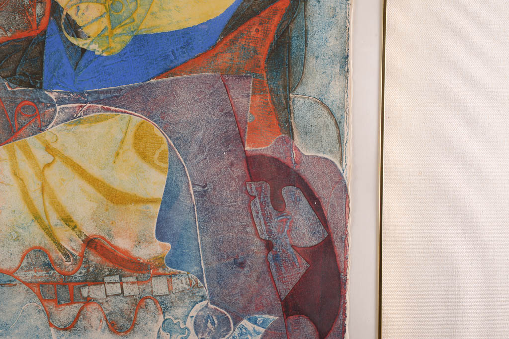 Fotzoziu "Le Goudolier" Signed Limited Edition Woodblock