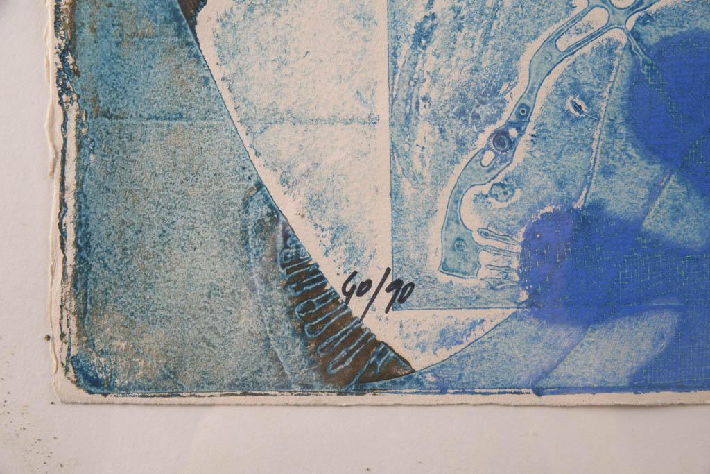 Fotzoziu "Le Goudolier" Signed Limited Edition Woodblock