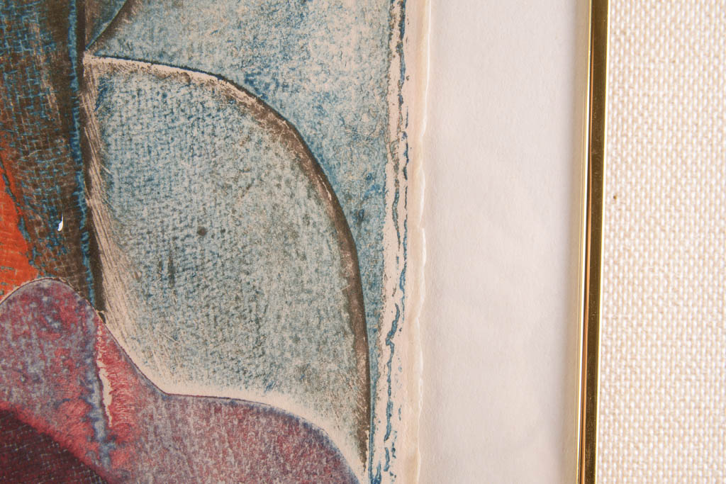 Fotzoziu "Le Goudolier" Signed Limited Edition Woodblock