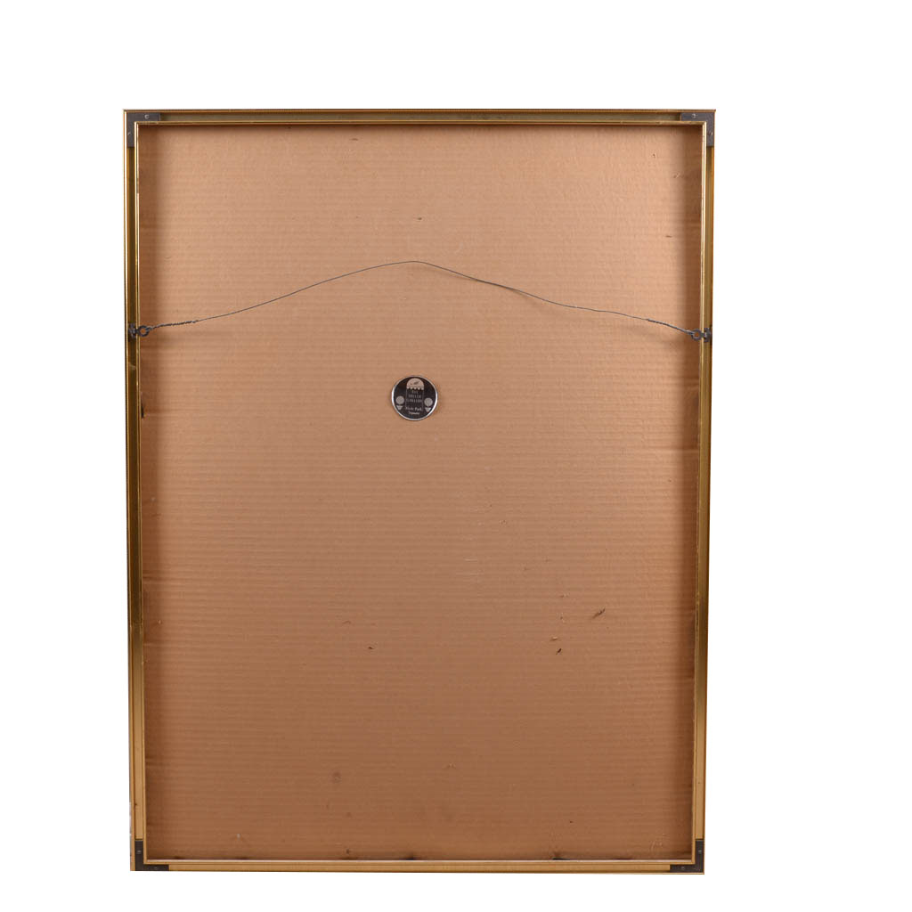 Fotzoziu "Le Goudolier" Signed Limited Edition Woodblock