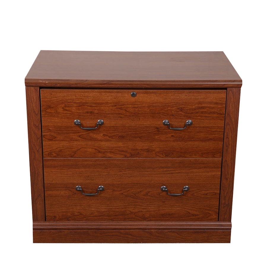 Sauder Cherry Lateral File Cabinet