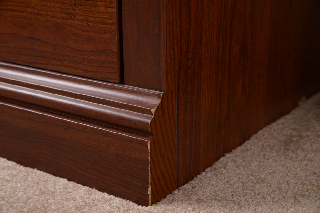 Sauder Cherry Double Pedestal Desk