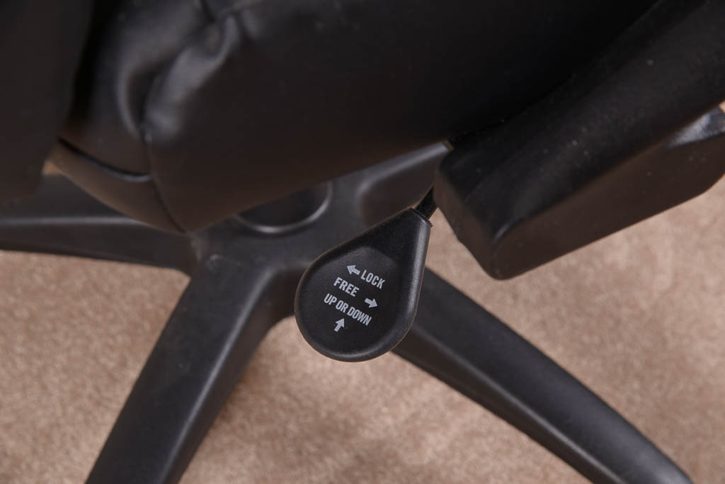 Black Leather Executive Desk Chair