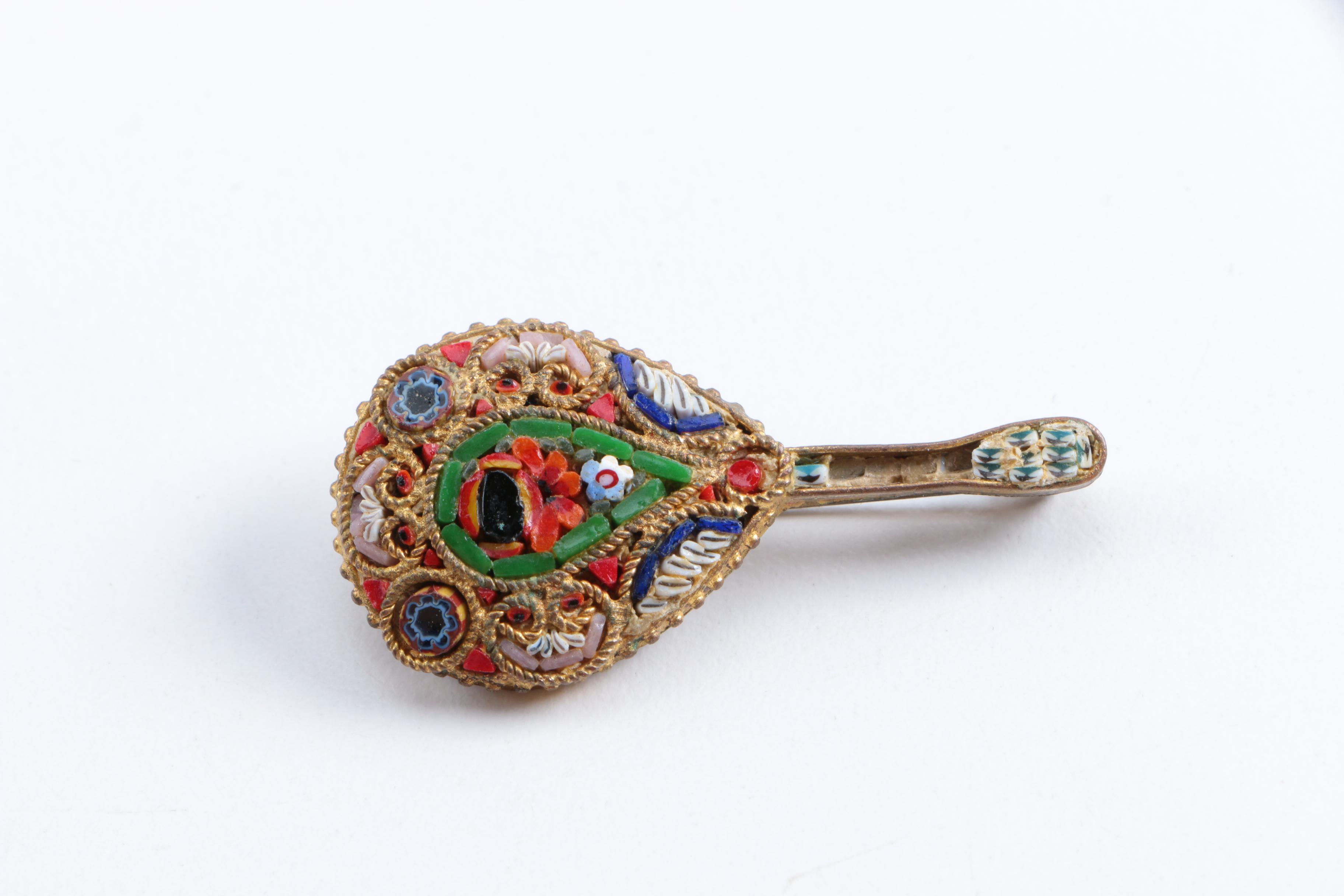 Vintage Micro Mosaic Costume Jewelry