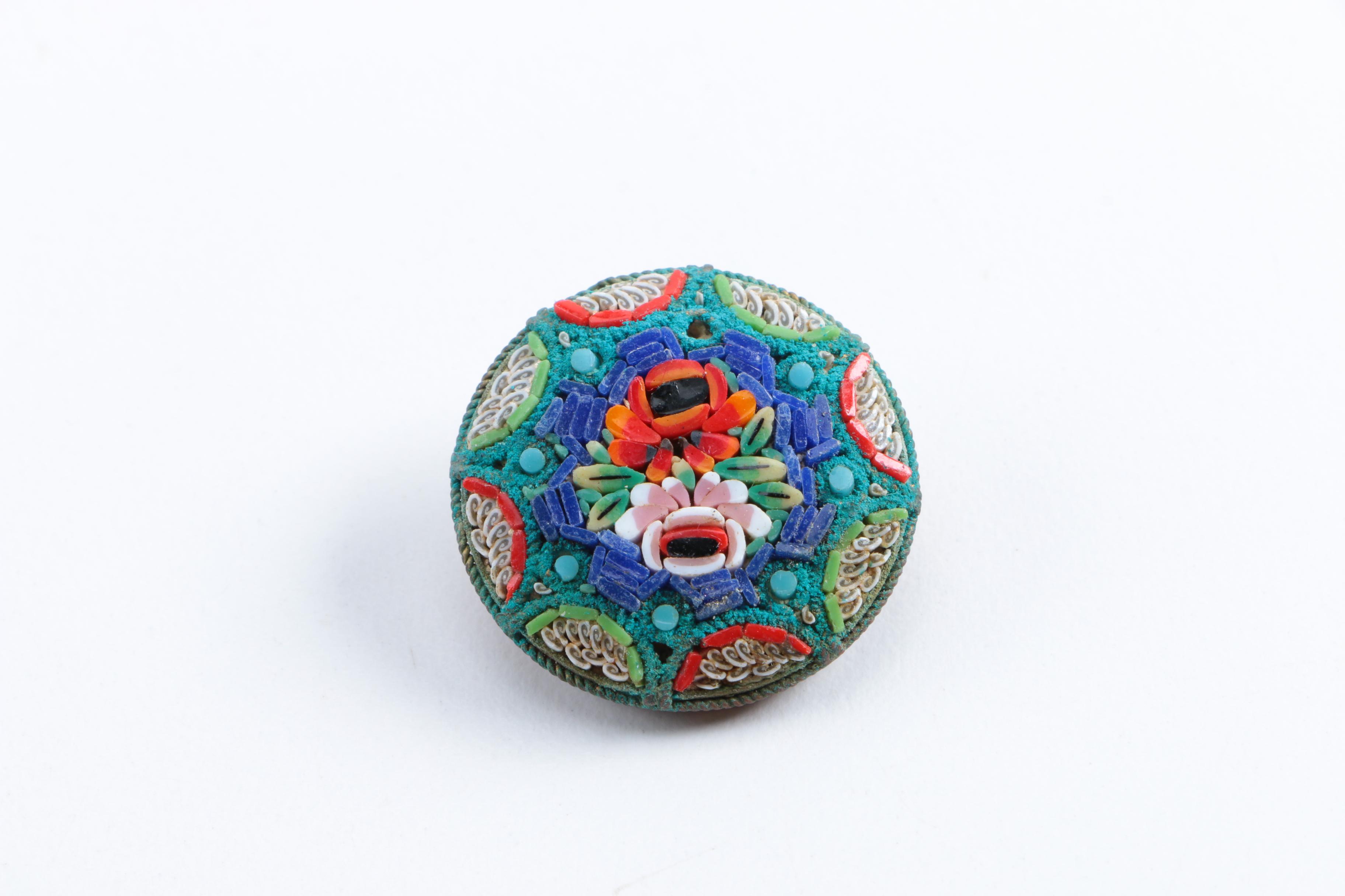 Vintage Micro Mosaic Costume Jewelry